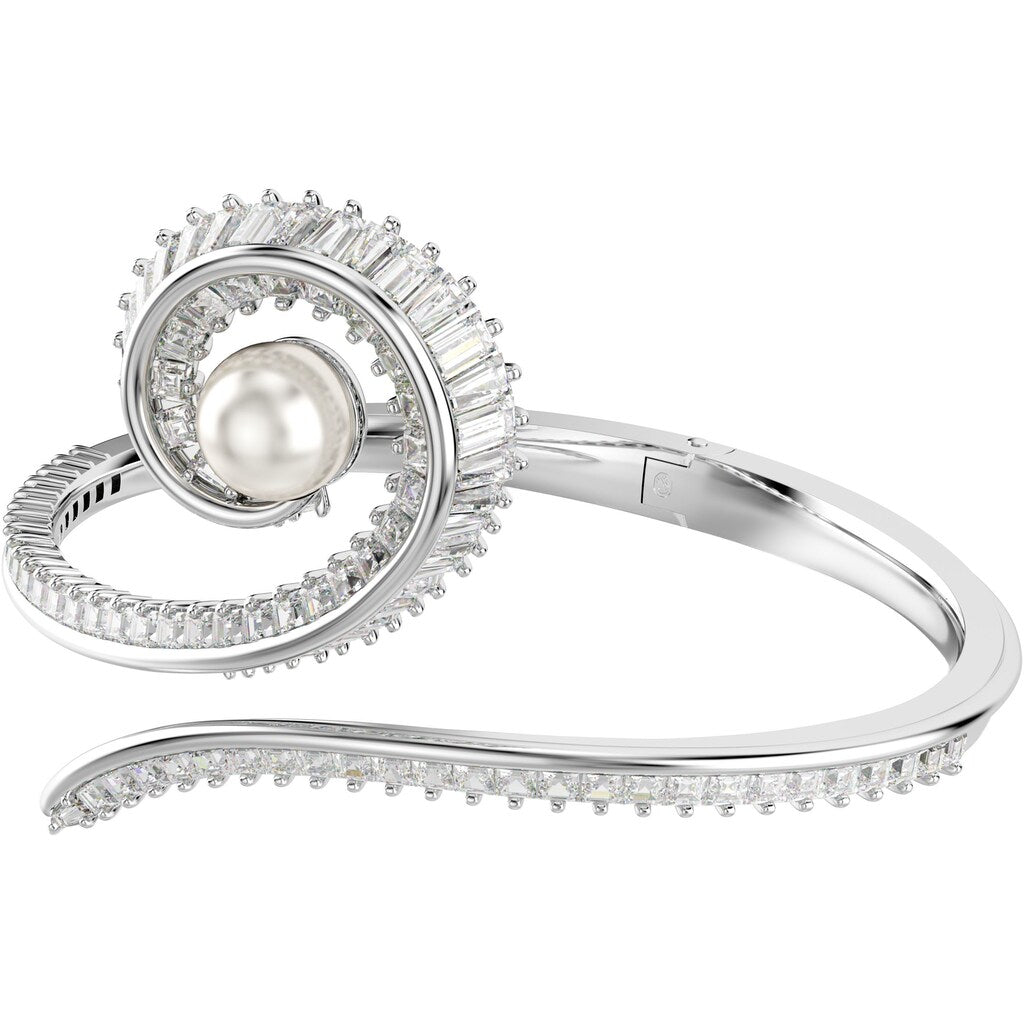 Pulsera Ariana Grande Mujer Brazalete Plata Blanca – Swarovski