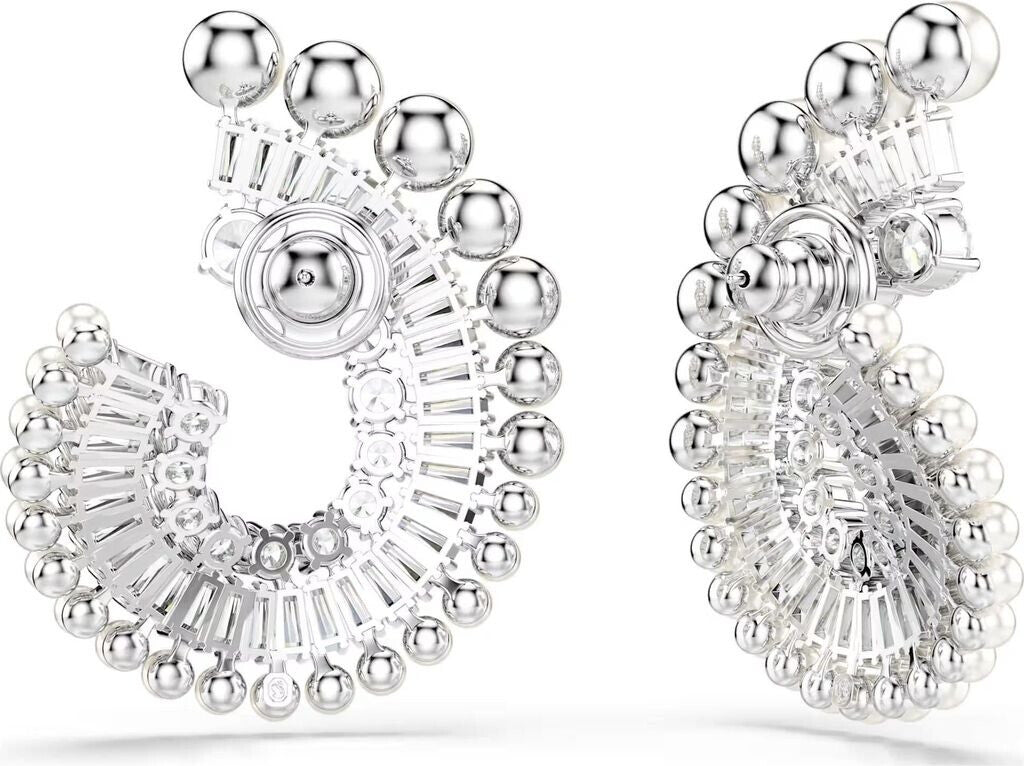 Women's Ariana Grande Pearl White Silver Earrings – Swarovski