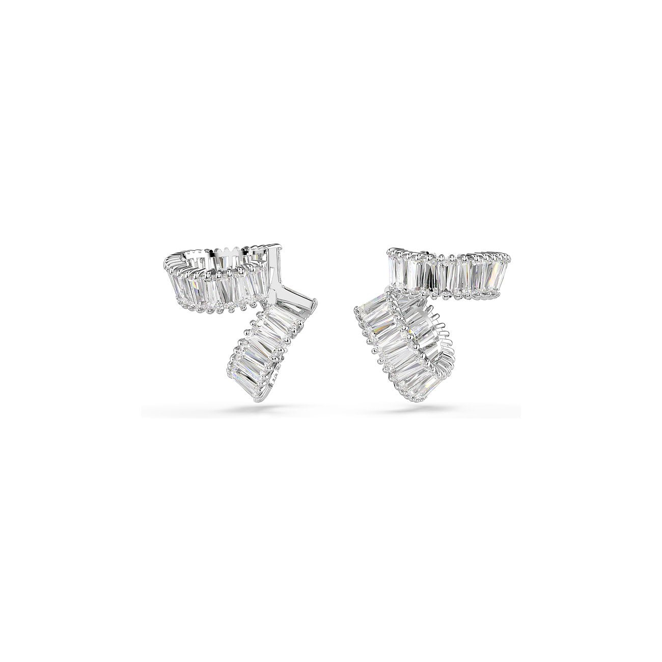 Pendientes Ariana Grande Mujer Blanco Plata – Swarovski