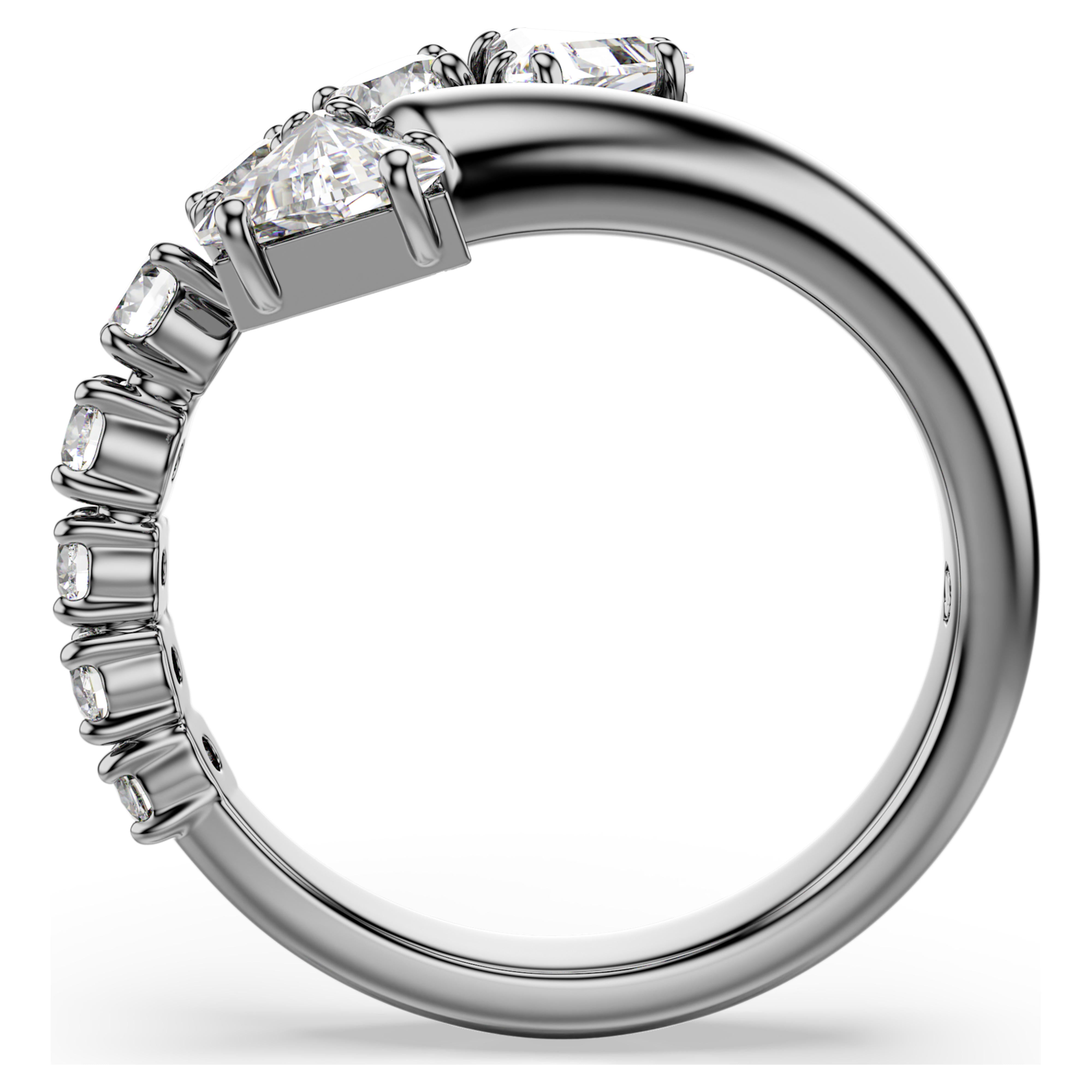 Bague Swarovski - Sublima - Tailles variées - Blanche & Noir