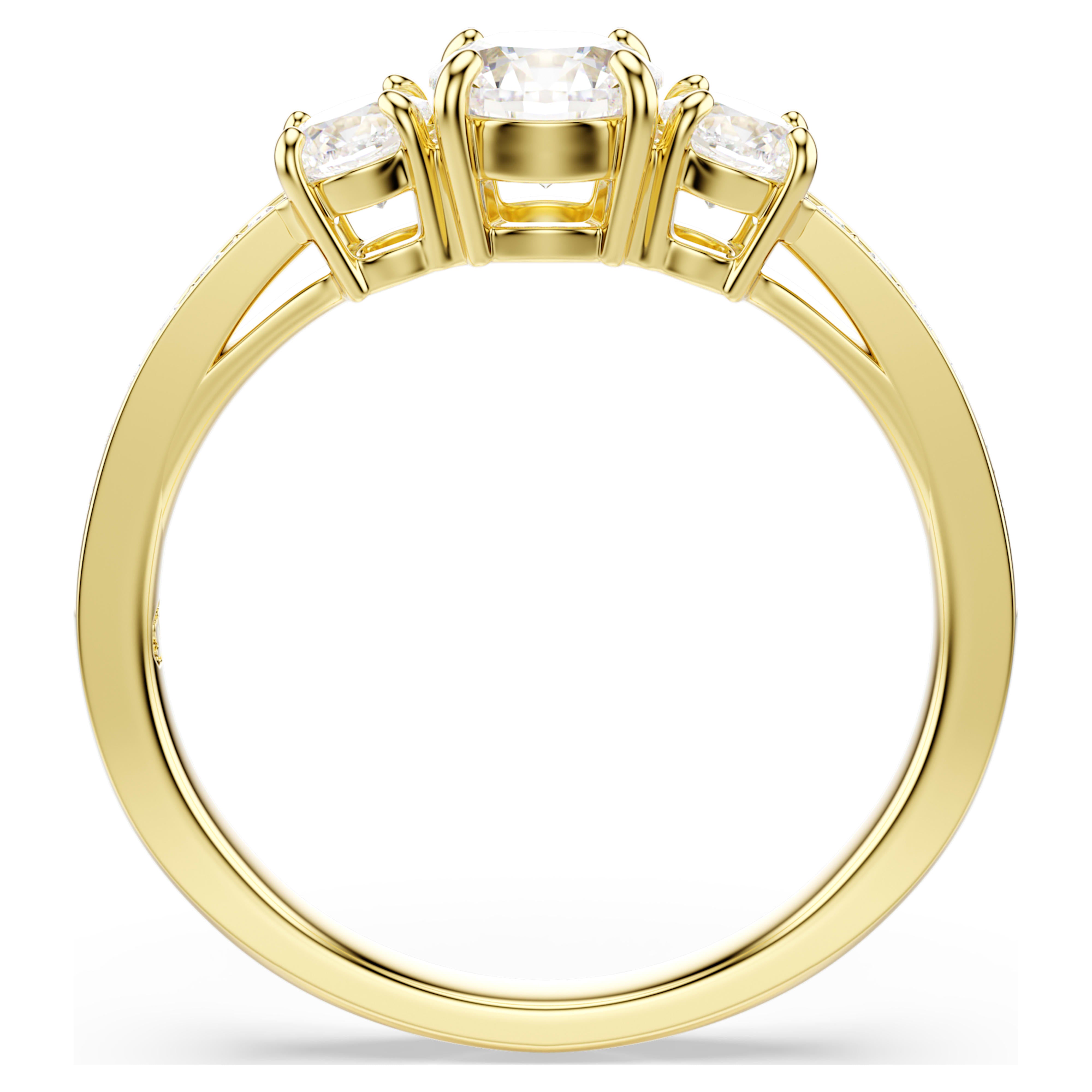 Anillo trilogía Stilla Attract oro amarillo – Swarovski