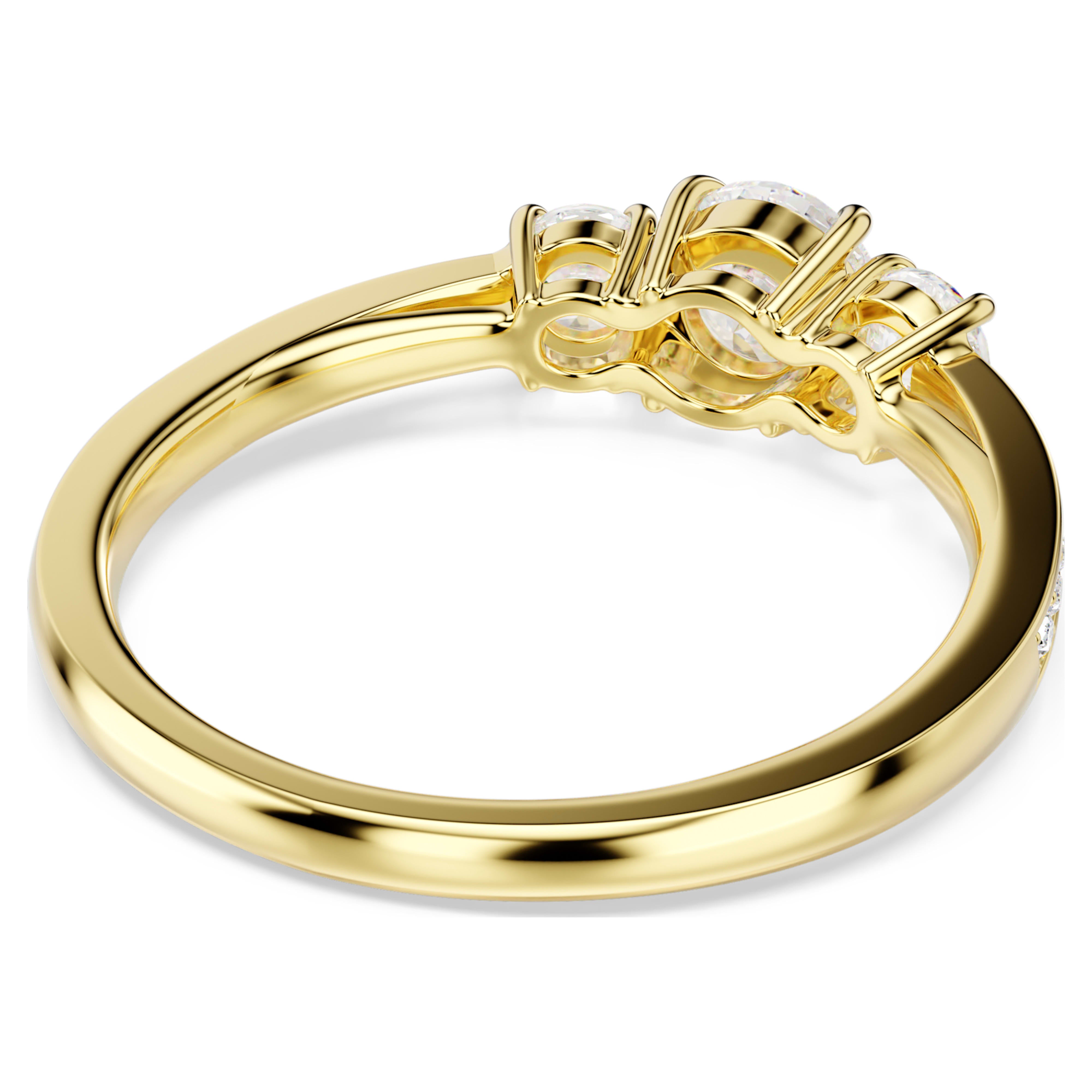 Anillo trilogía Stilla Attract oro amarillo – Swarovski