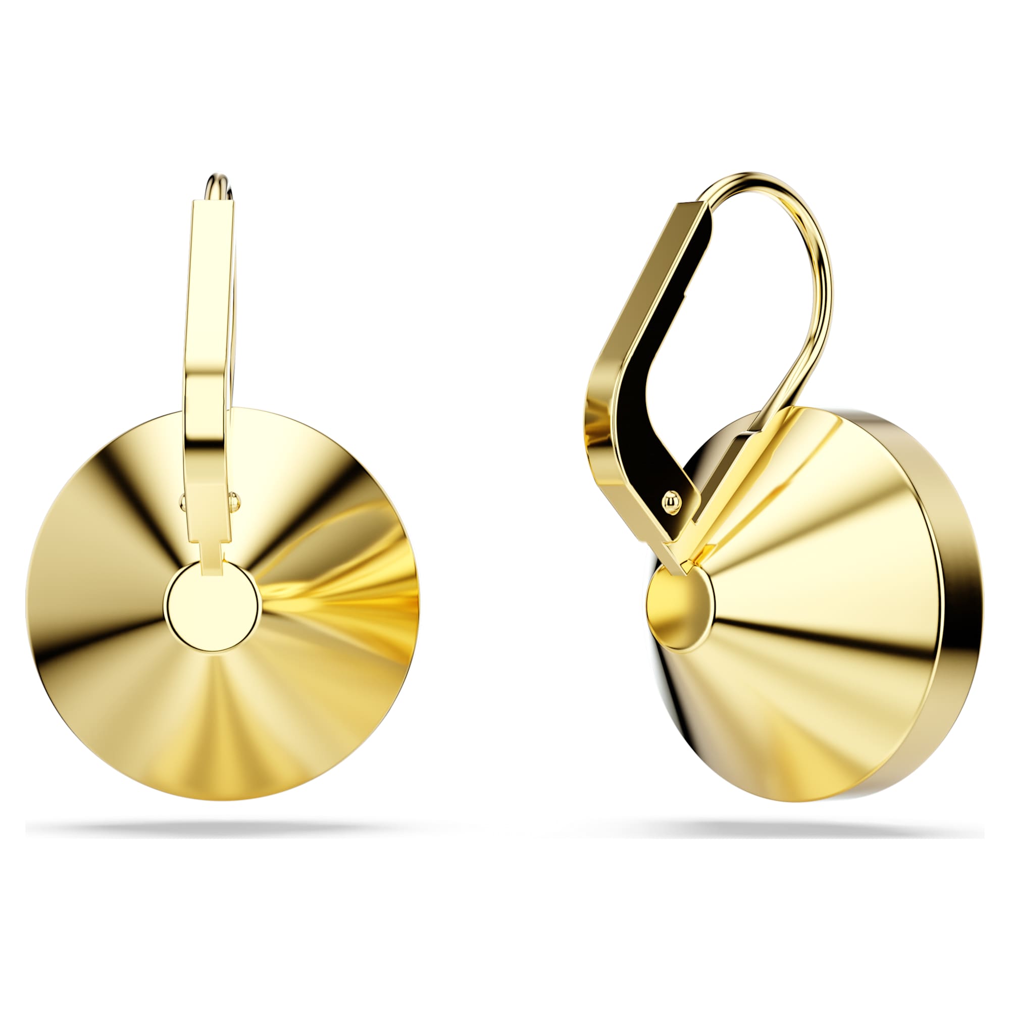 Women's Bella Round Red Gold Drop Earrings – Swarovski