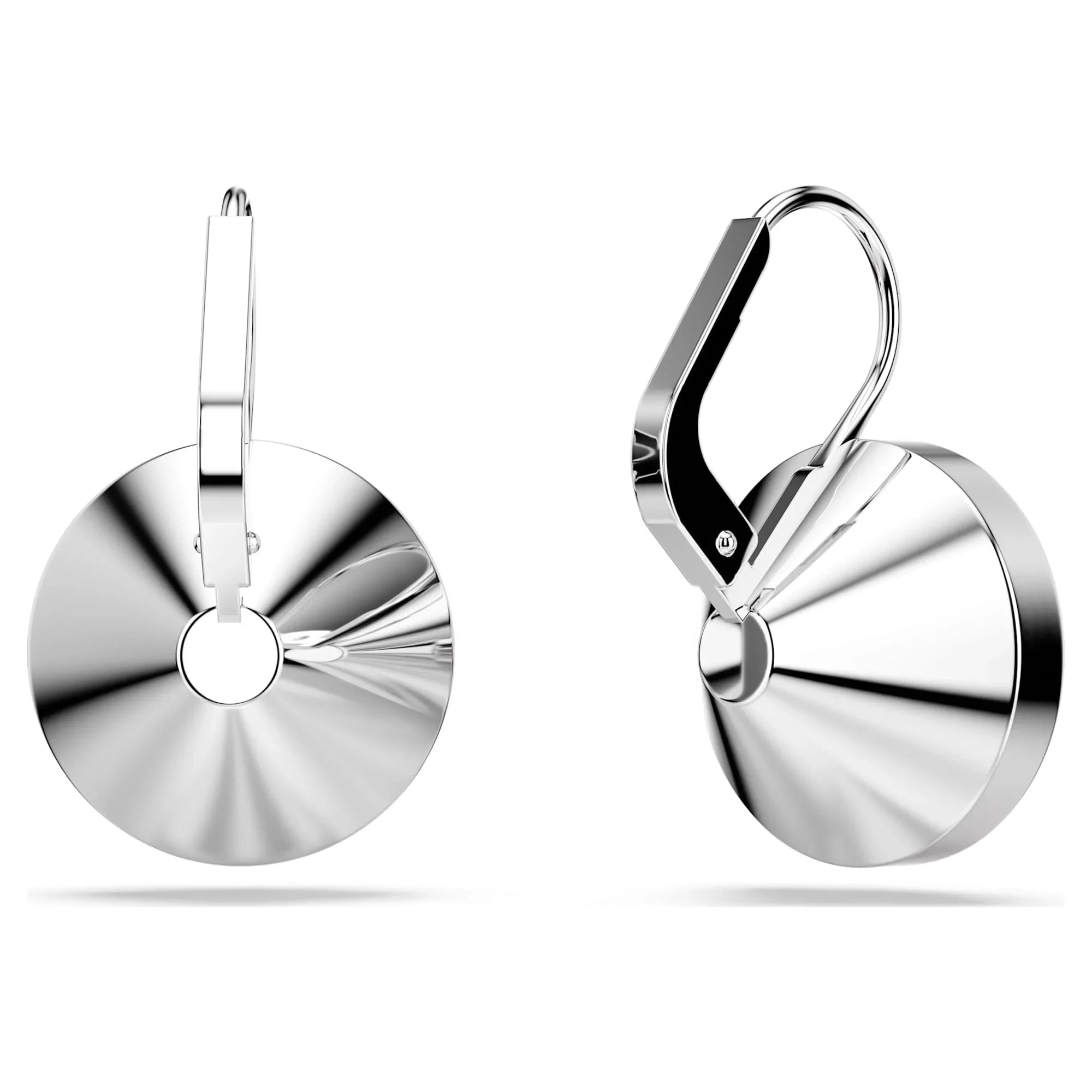 Bella Round Roses Sølv dråbeøreringe til kvinder – Swarovski-visning 4