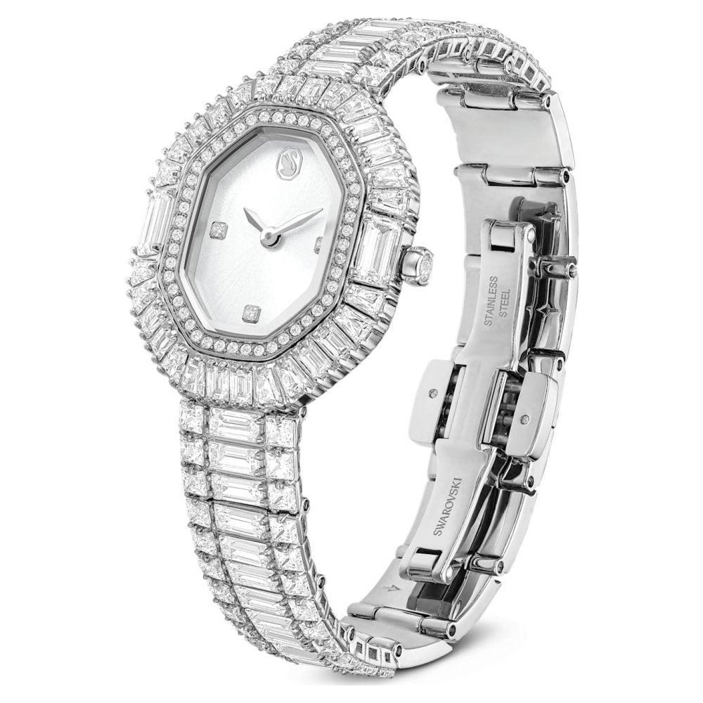 Montre Swarovski Collection Matrix octagon acier inoxydable
