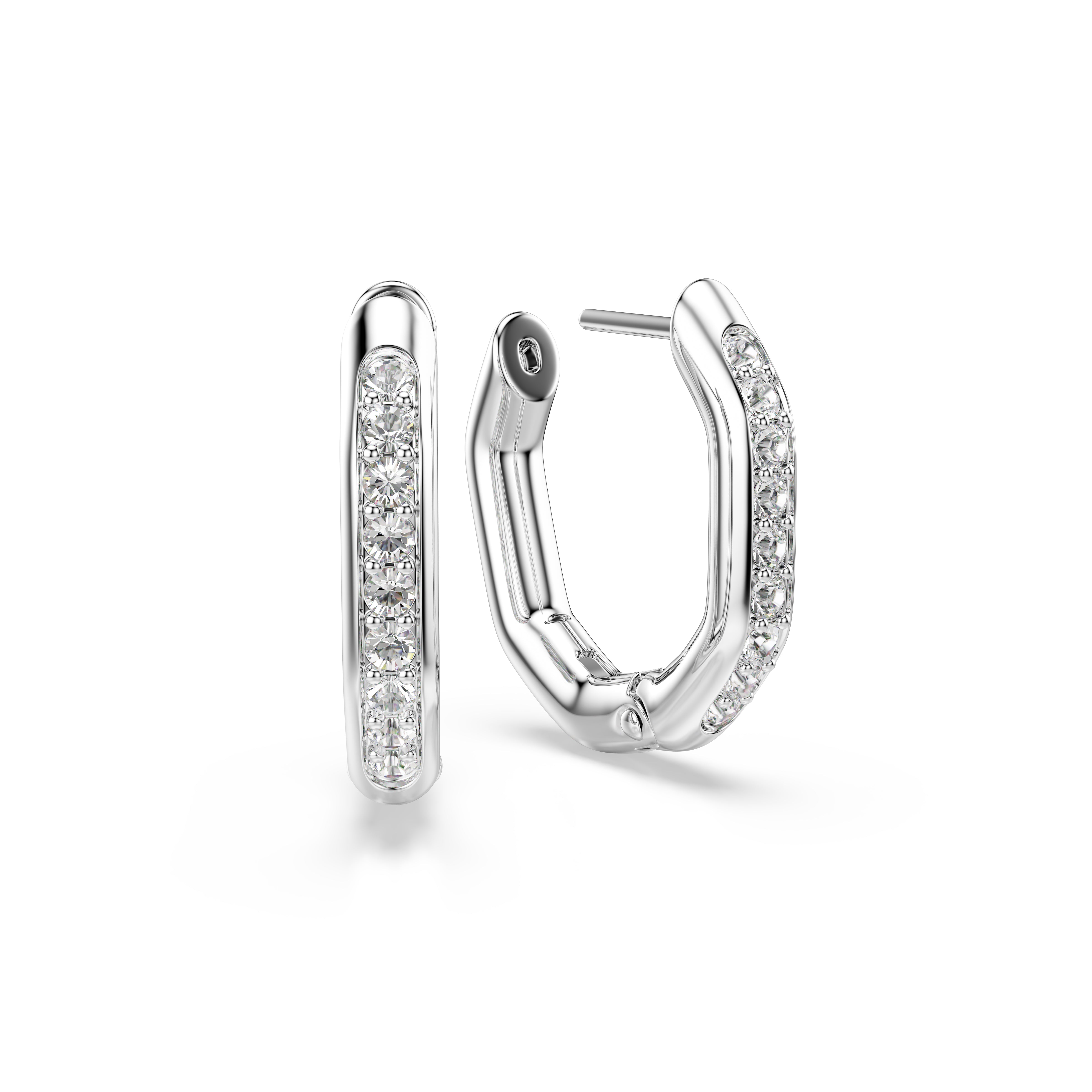 Dextera - Earrings - White – Swarovski