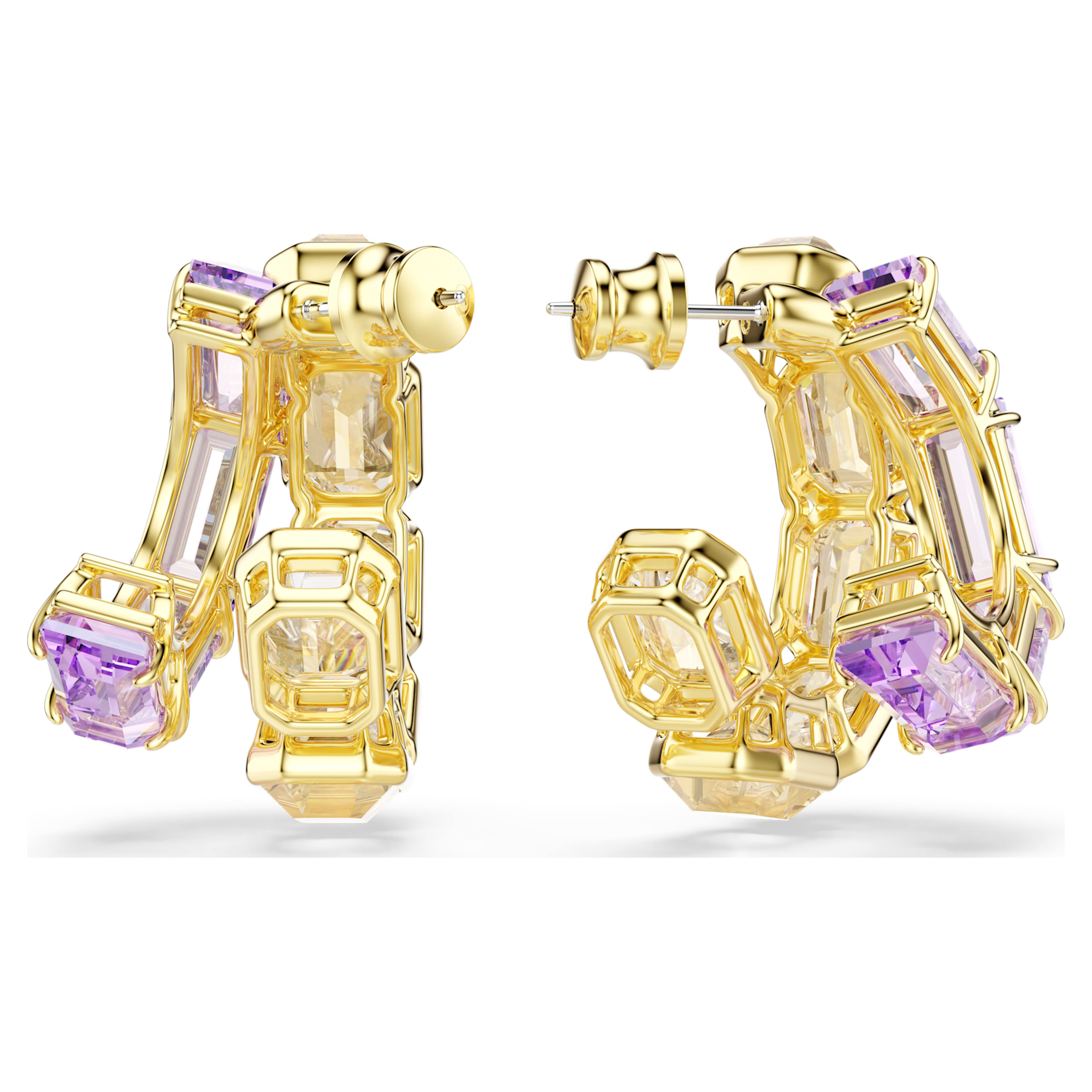 Multicolored Millenia hoop earrings – Swarovski