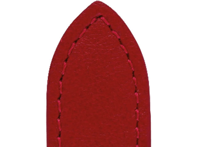 Pulseira de couro - New York - Vermelha - Rochet - 12x10mm