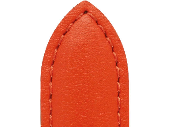 Bracelet de Montre en Cuir - New York - Orange - Rochet - 12x10mm