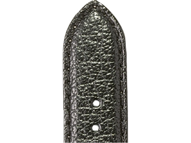 レザー時計ストラップ - バッファロー - ブラック - ロシェット - 12x10mm