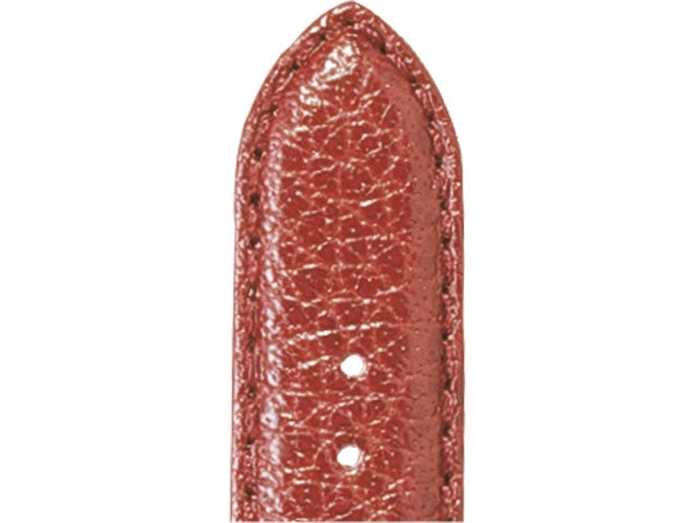 レザー時計ストラップ - バッファロー - レッド - ロシェット - 12x10mm