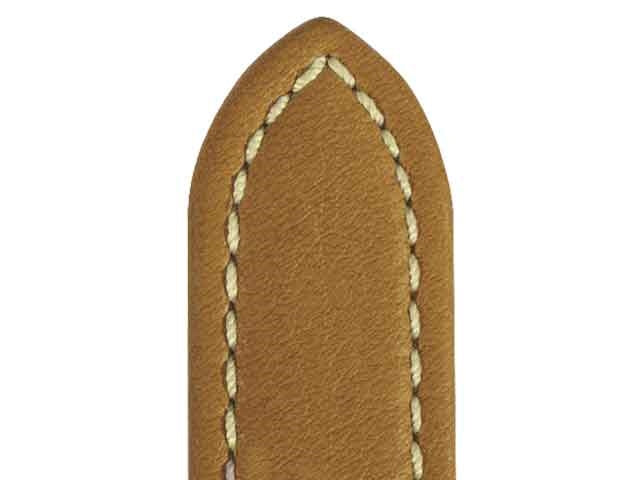 Leren Horlogeband - Aviator - Honing - Rochet - 20x18mm