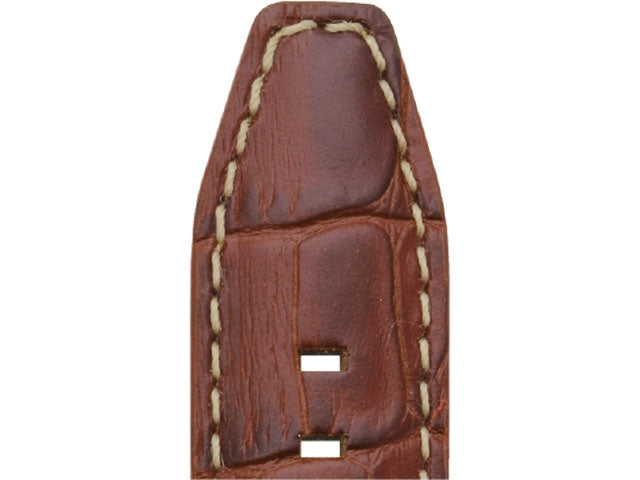Lærklokkerem - Indiana - Cognac - Rochet - 22x20mm