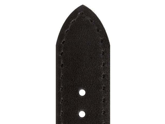 レザー時計ストラップ - リーズ - ブラック - ロシェット - 12x10mm