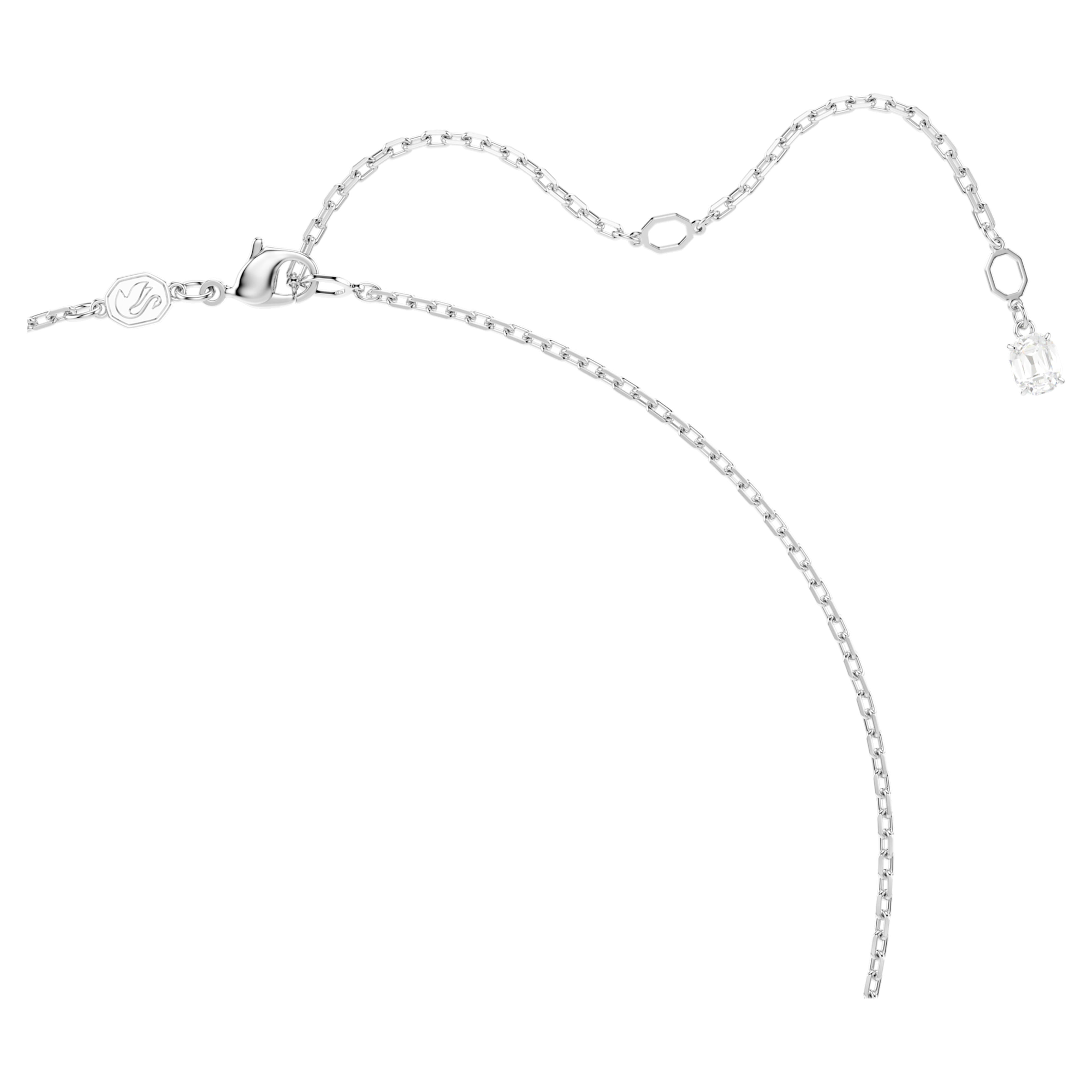 Colgante Matrix en forma de remolino blanco – Swarovski