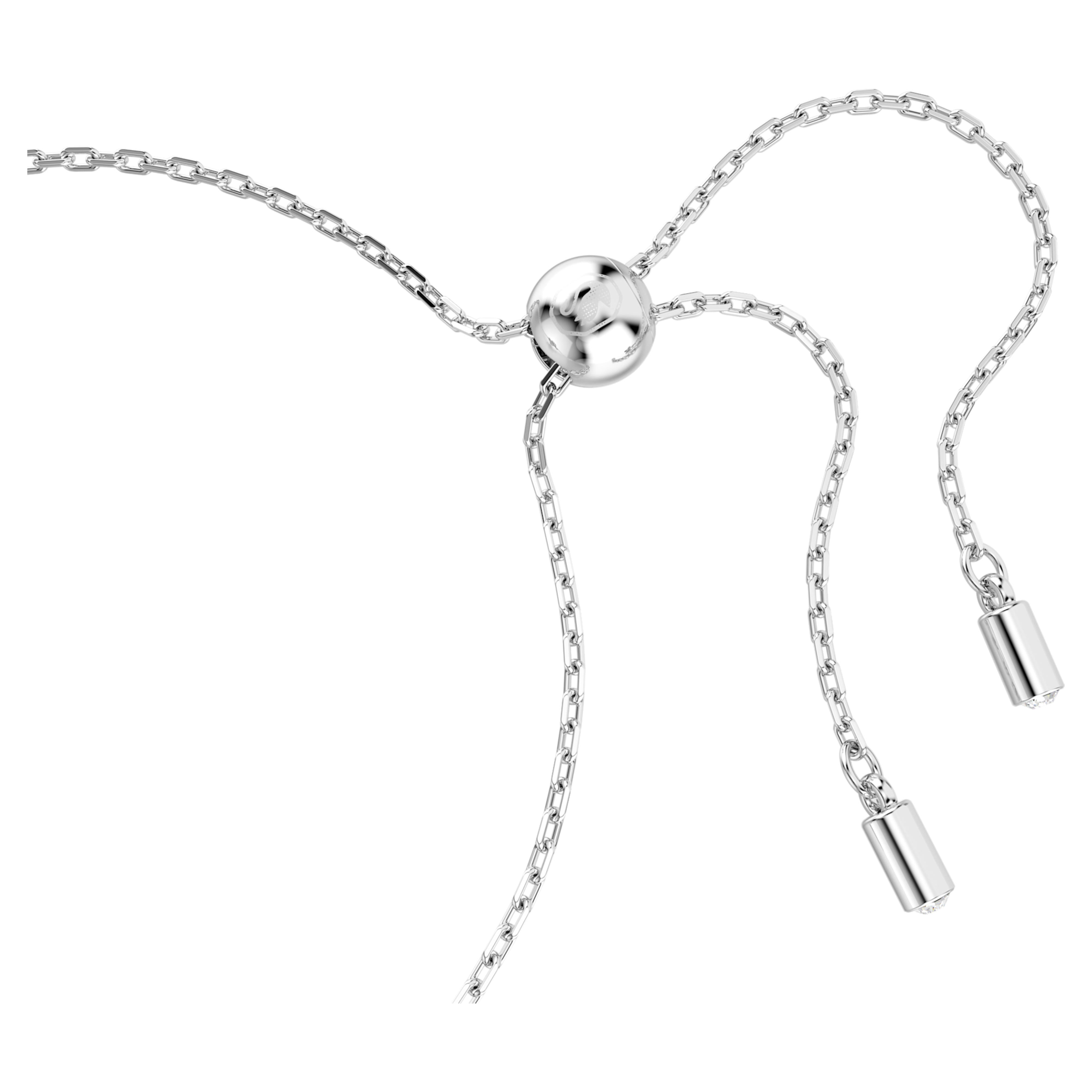 Bracciale Matrix con nodo baguette placcato rodio – Swarovski