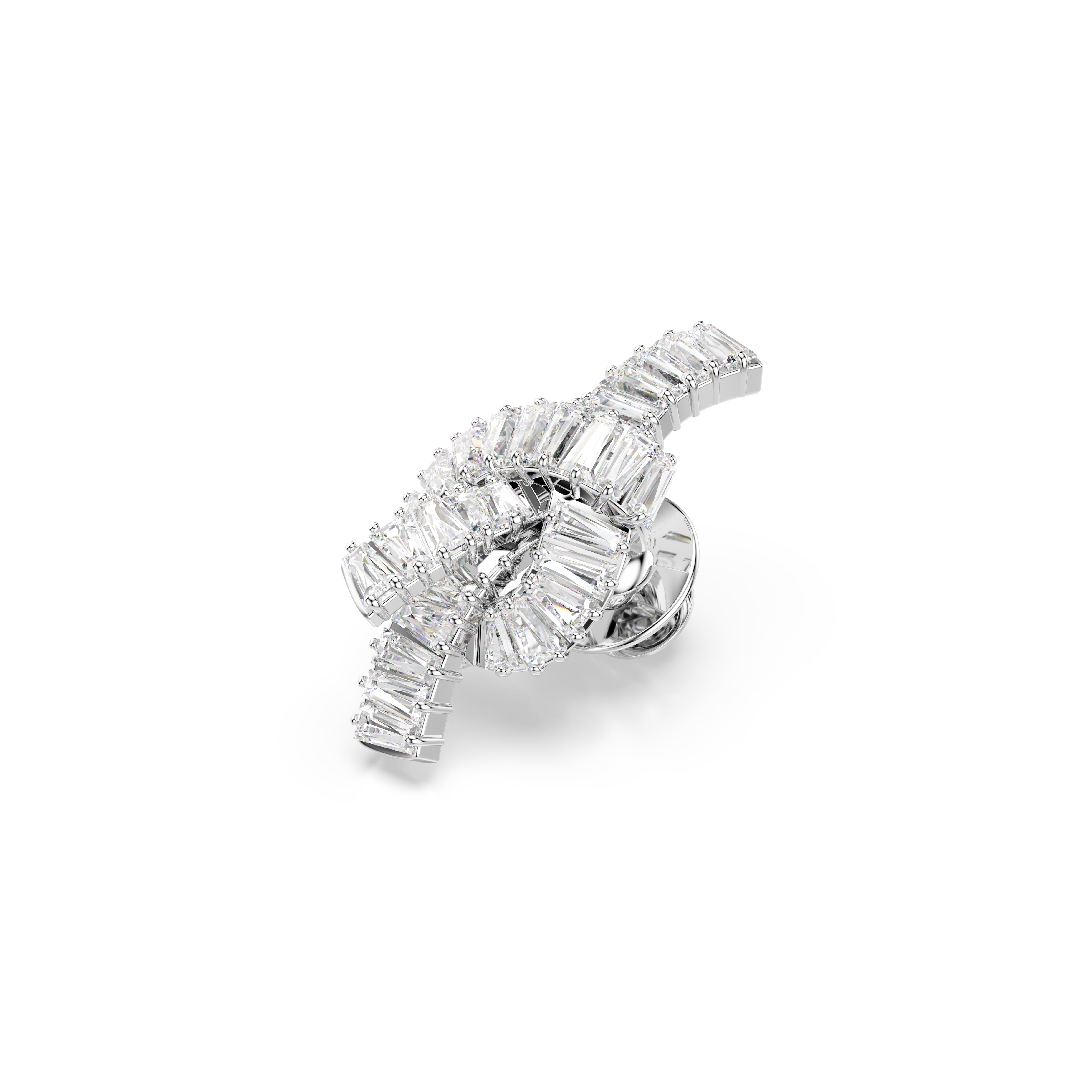 Matrix - Noeud - Argenté - Epingle - Swarovski