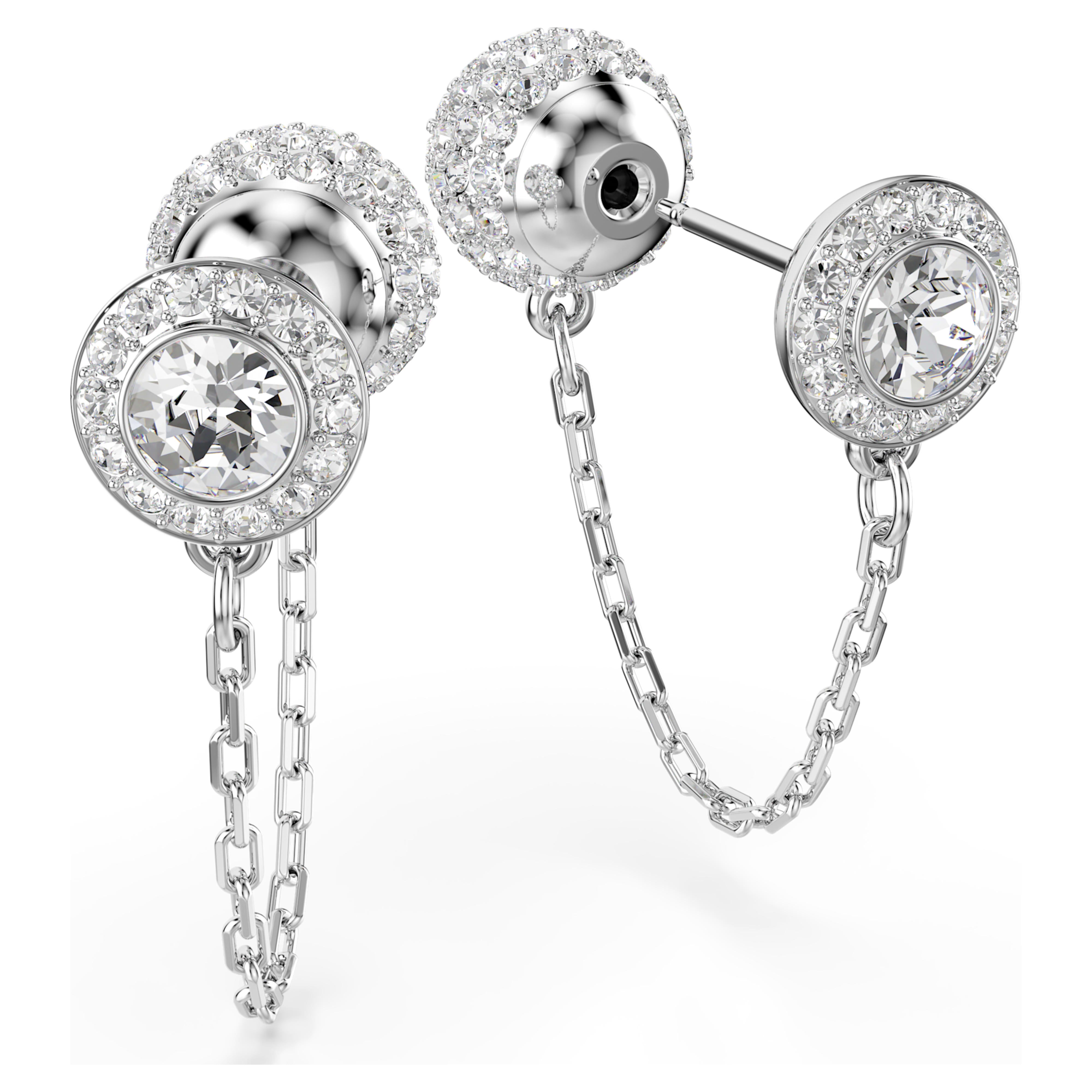 Pendientes colgantes Una Angelic blancos – Swarovski