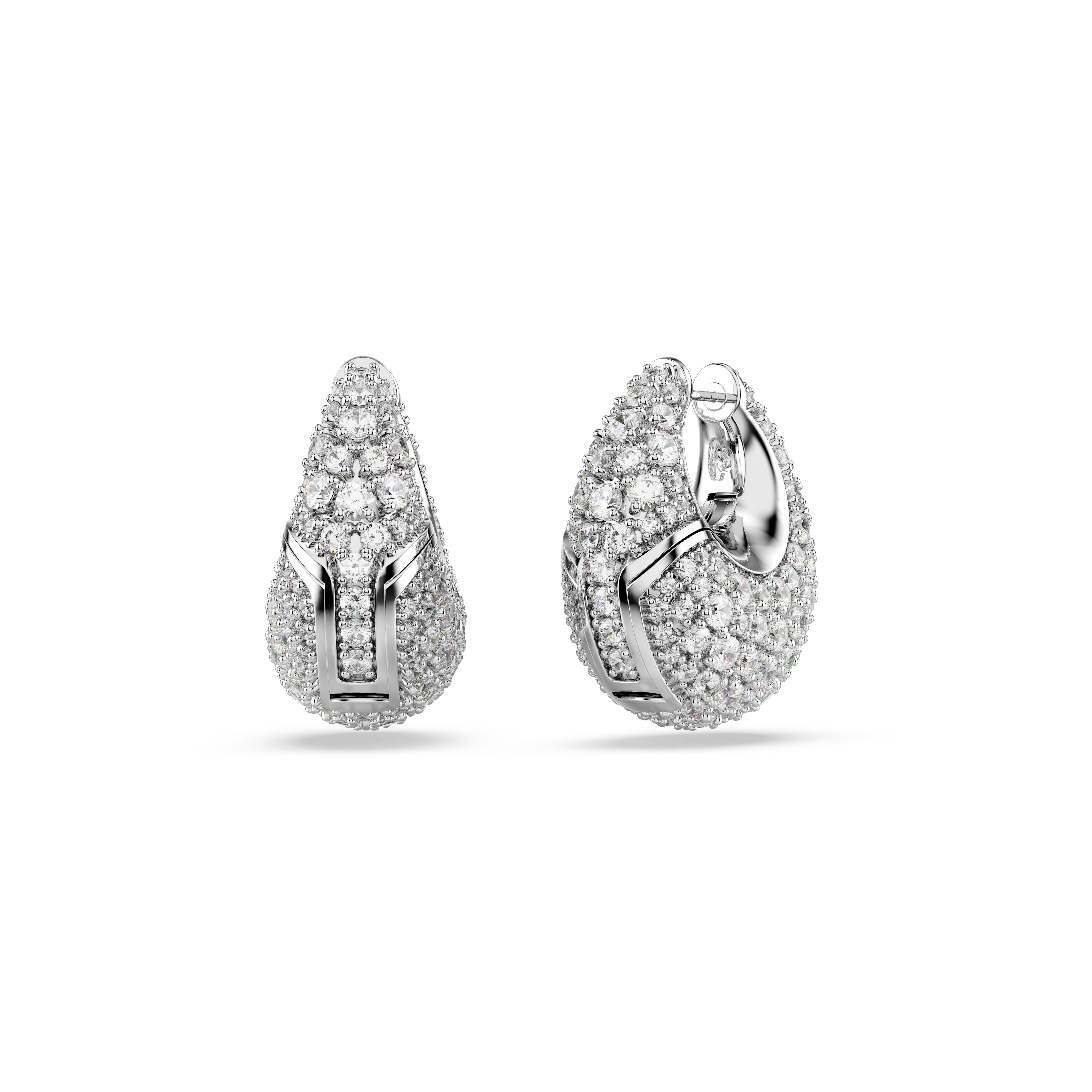 White Sublima earrings – Swarovski