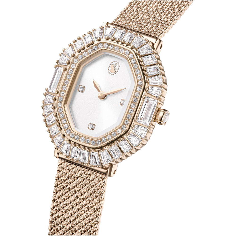 Relógio feminino Matrix Octagon - Ouro Champagne – Swarovski