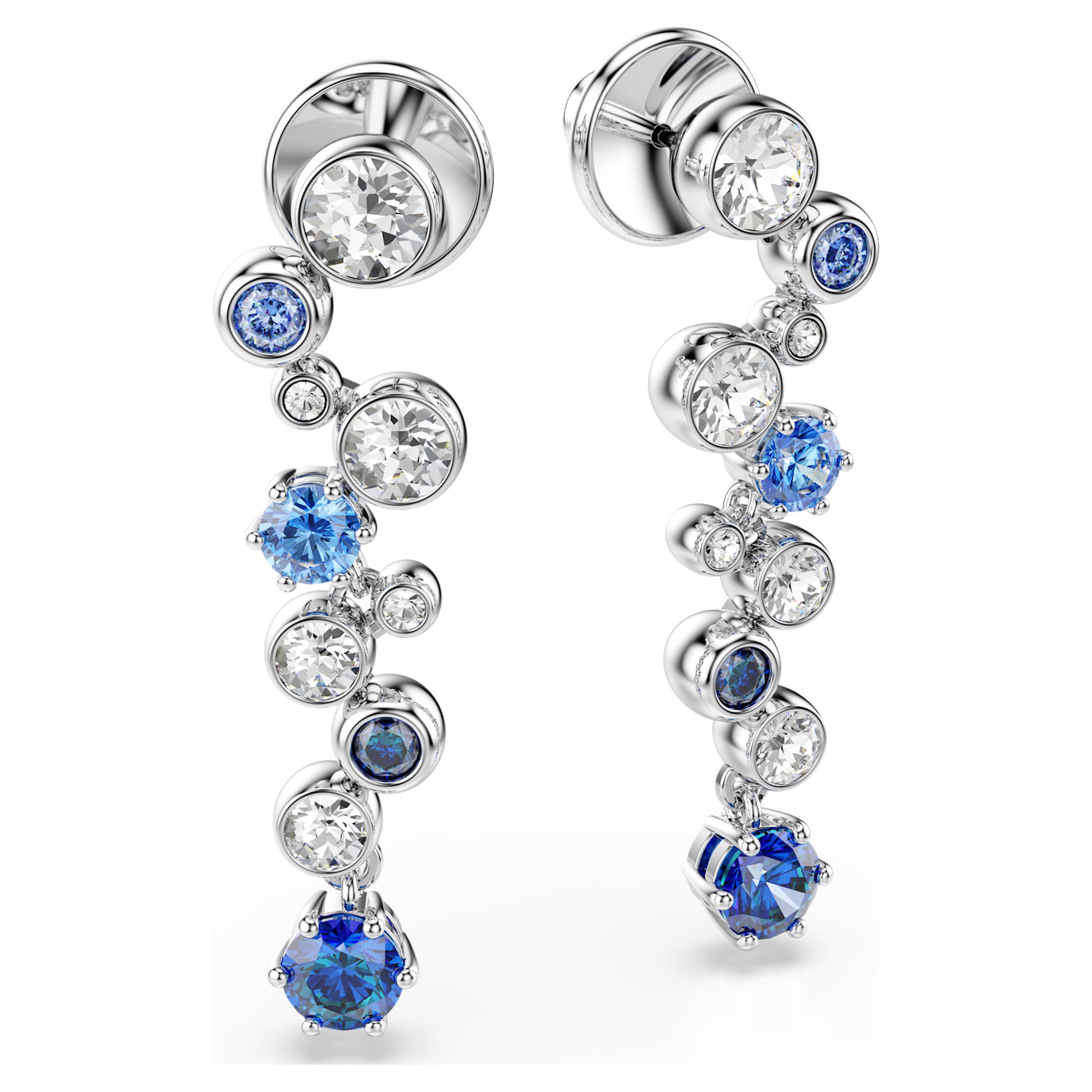 Blue dangling Constella earrings – Swarovski
