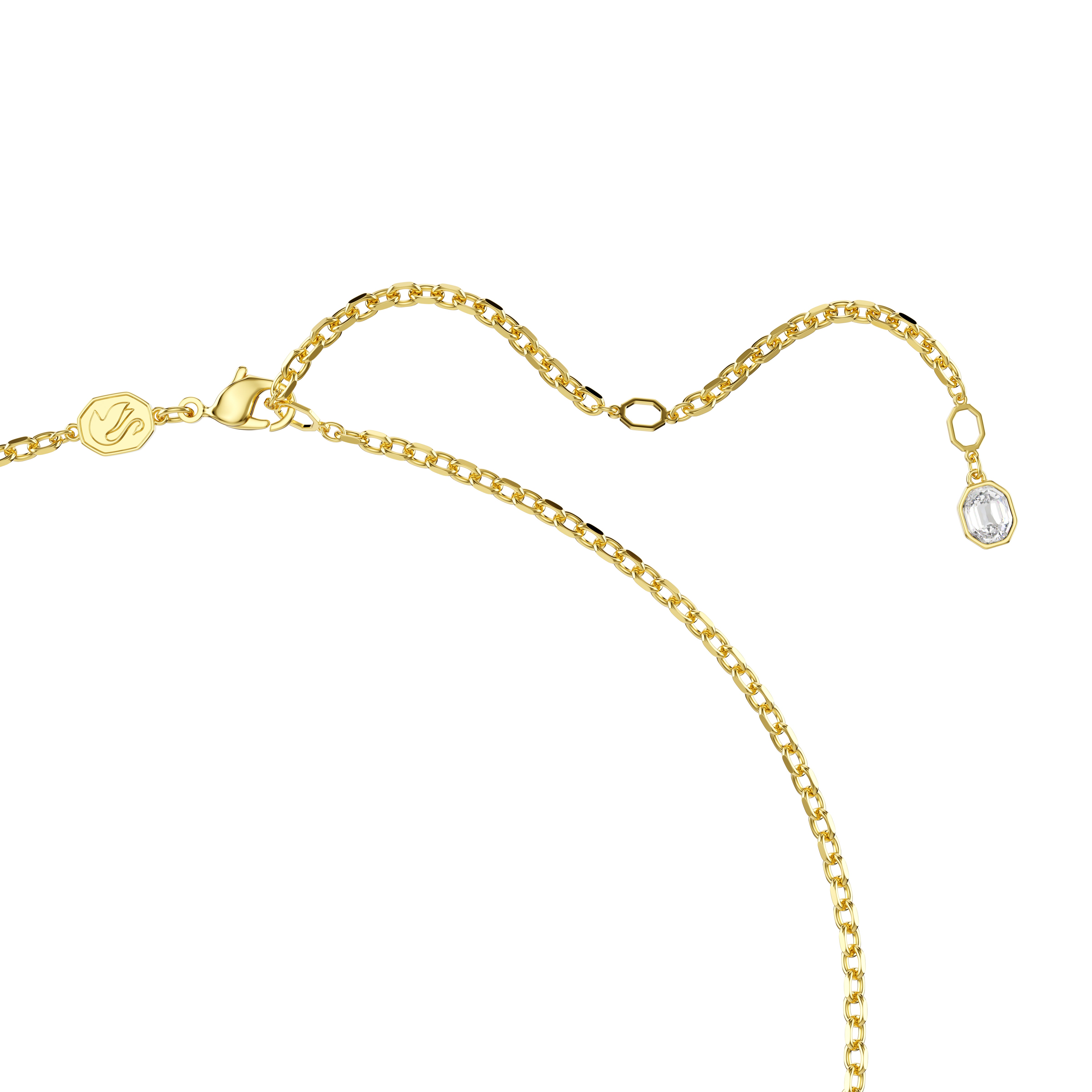 Gema Yellow Gold Pendant and Brooch – Swarovski