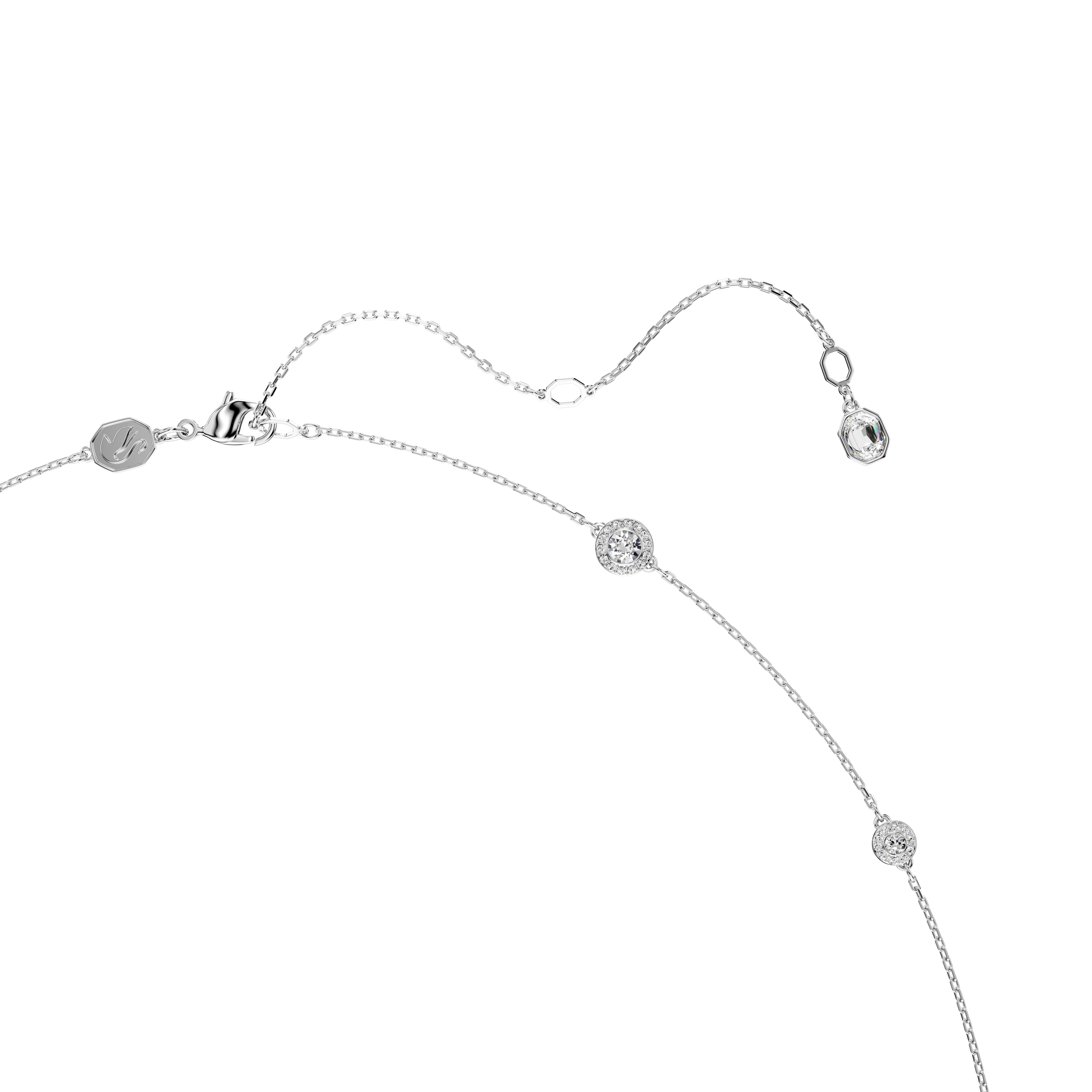 White Una Angelic long necklace – Swarovski