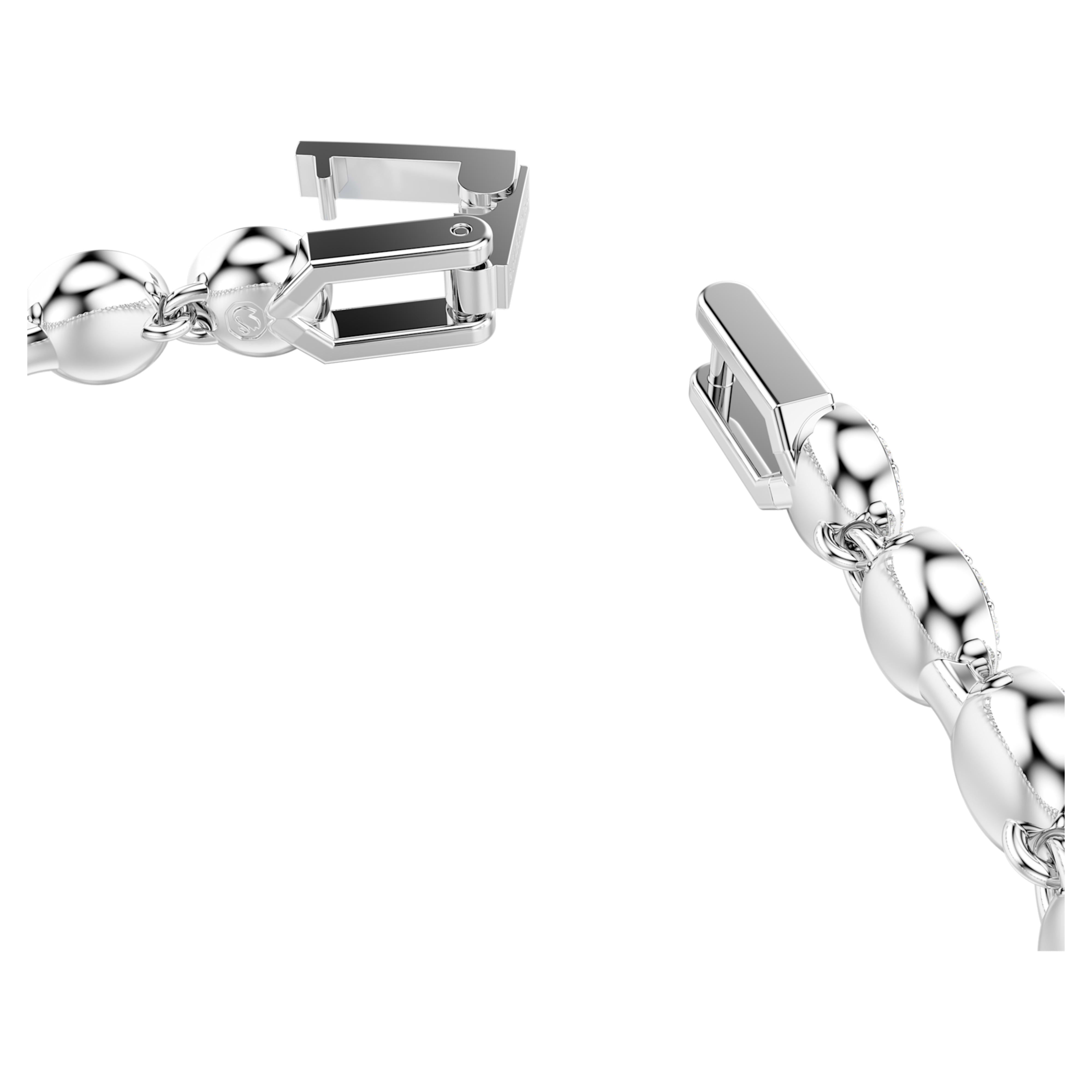 Una Angelic Blue Rhodium Plated Tennis Bracelet – Swarovski