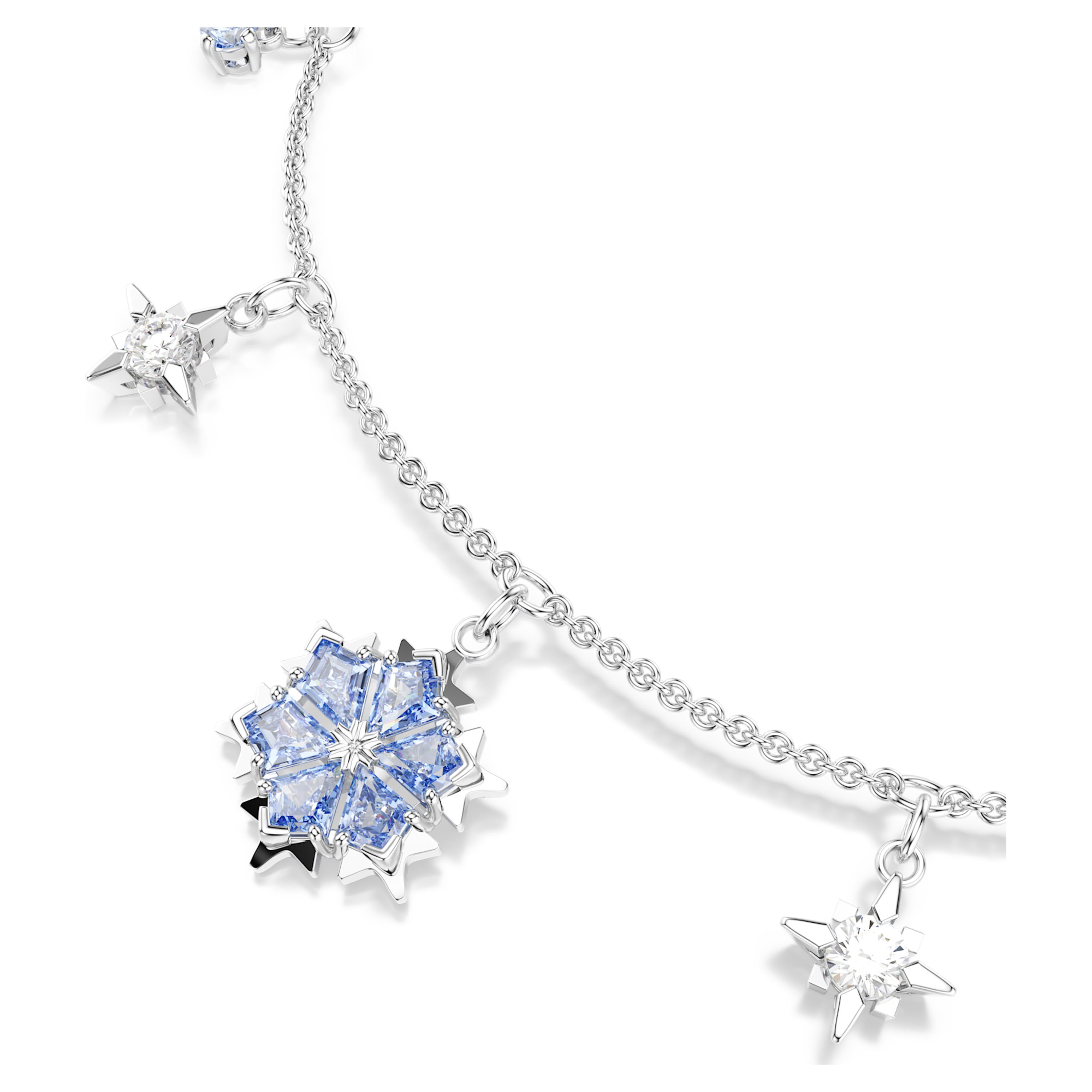 Pulsera mágica copo de nieve azul – Swarovski