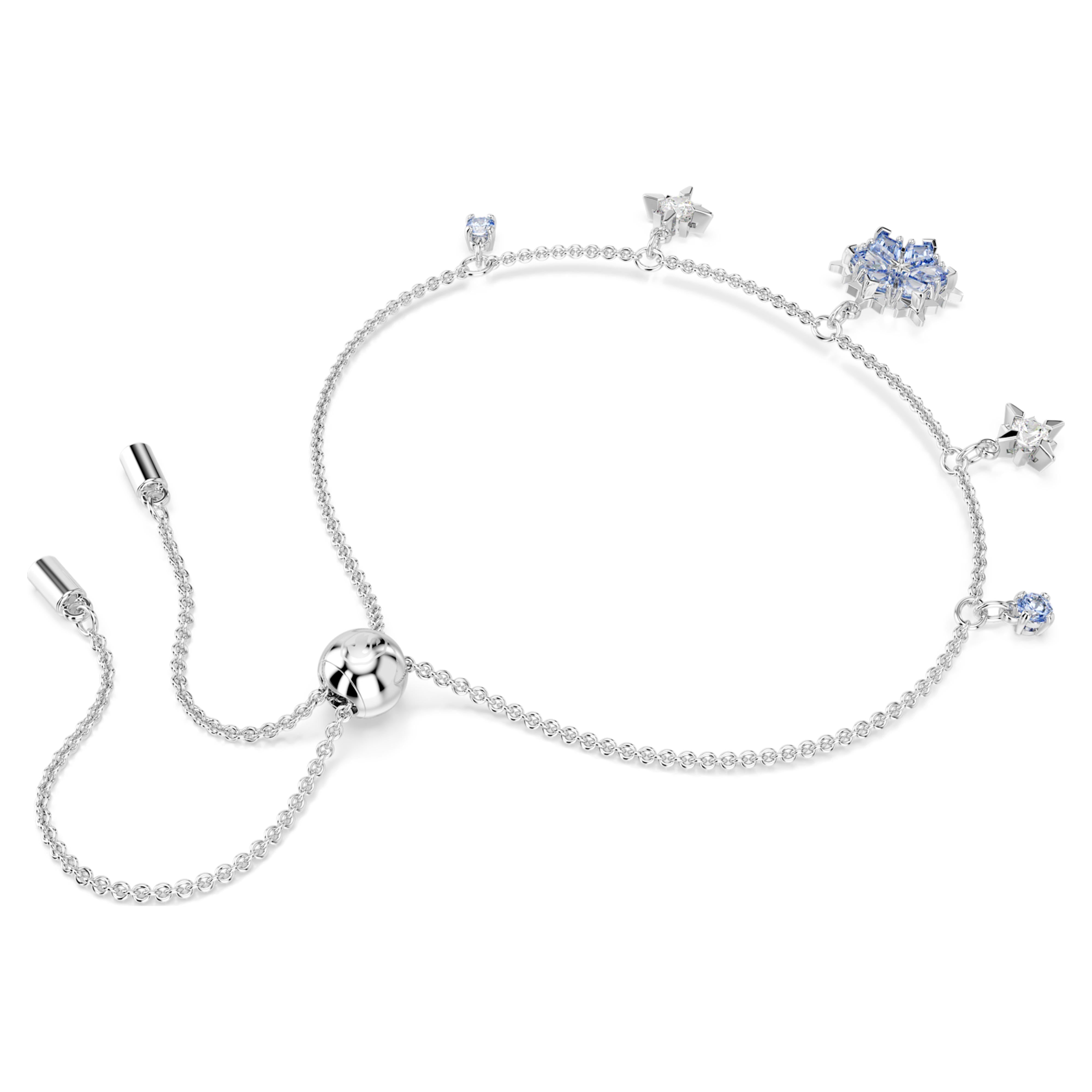 Pulsera mágica copo de nieve azul – Swarovski