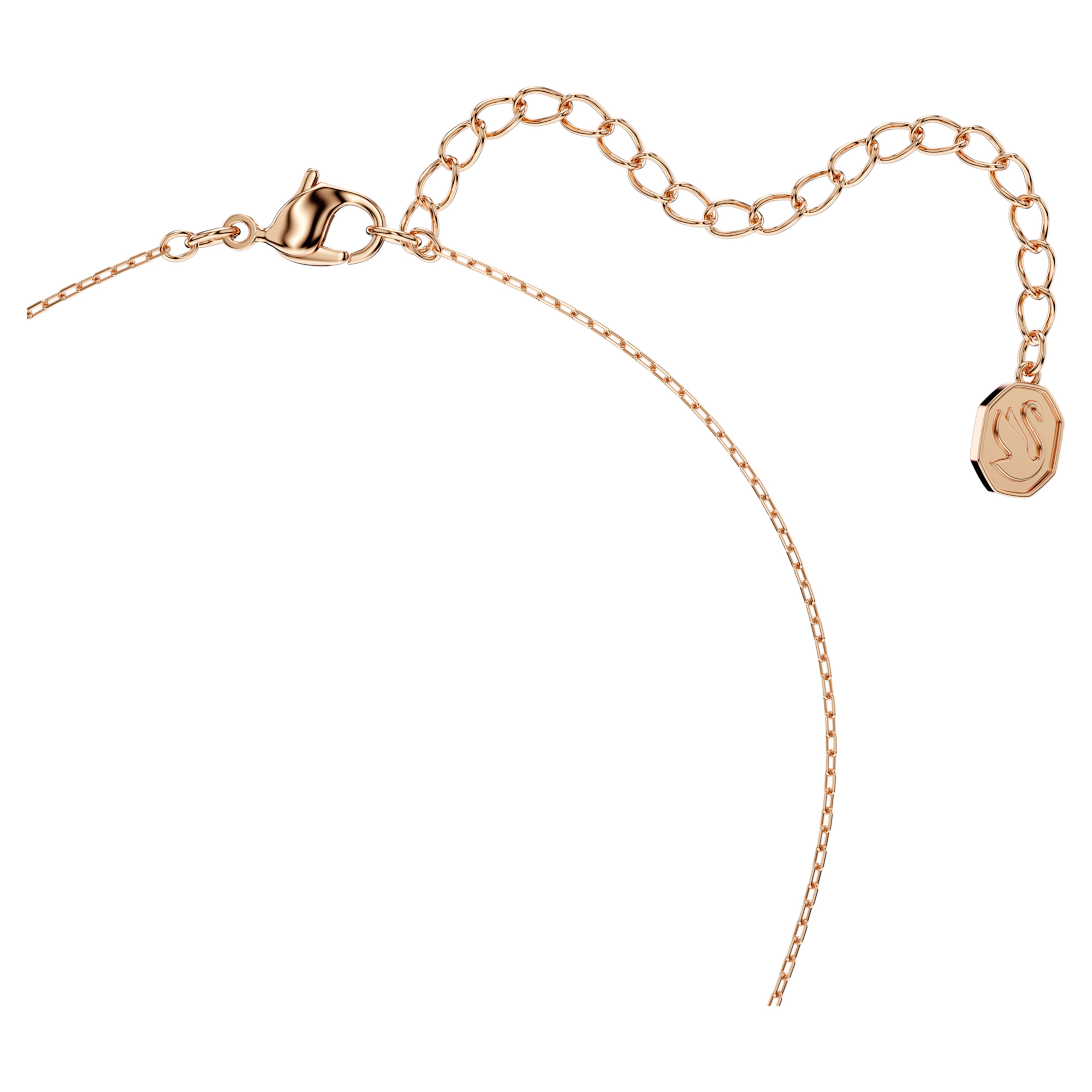 Mesmera-Trio-Anhänger aus Weiß-Roségold – Swarovski