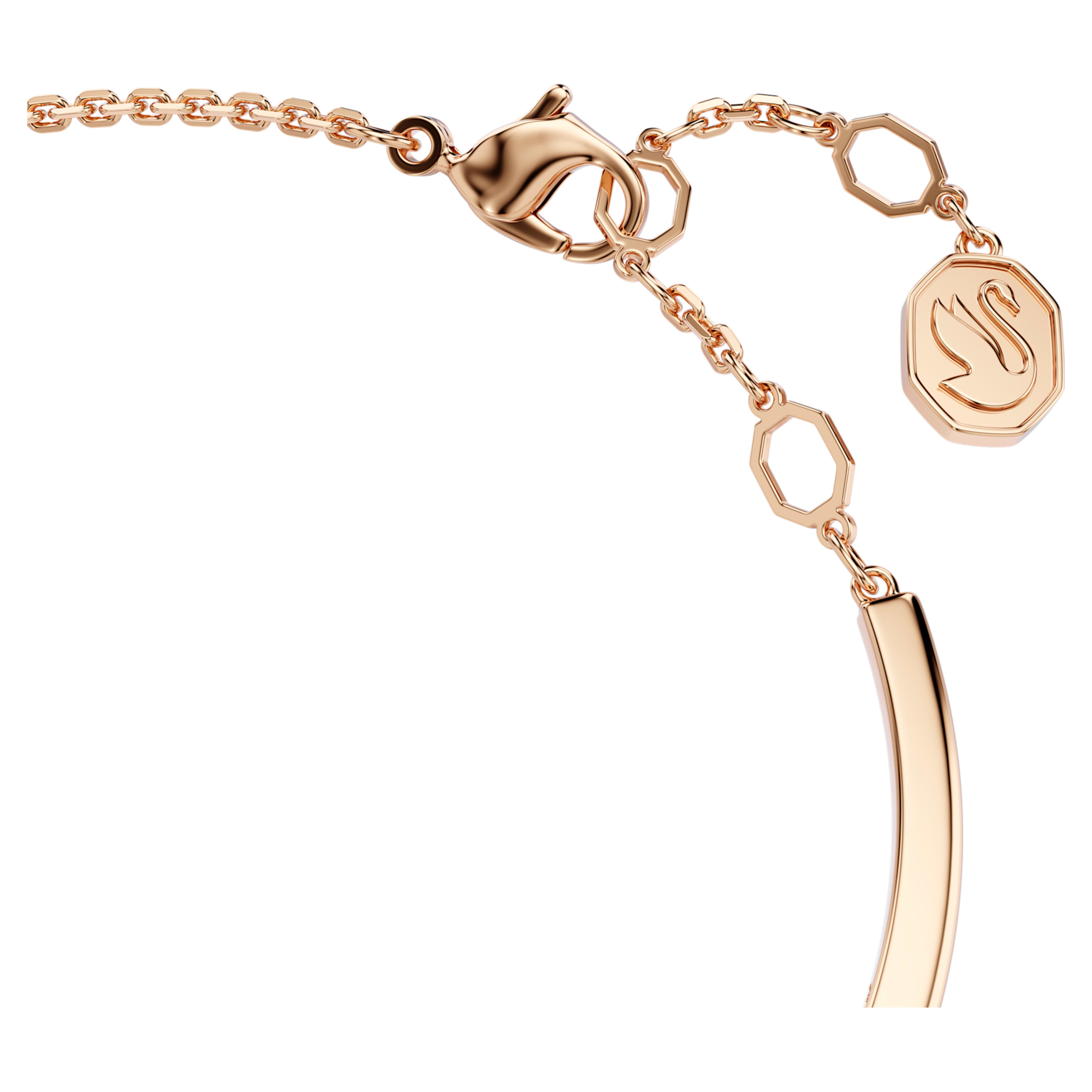 Brazalete Mesmera Duo de oro rosa blanco – Swarovski