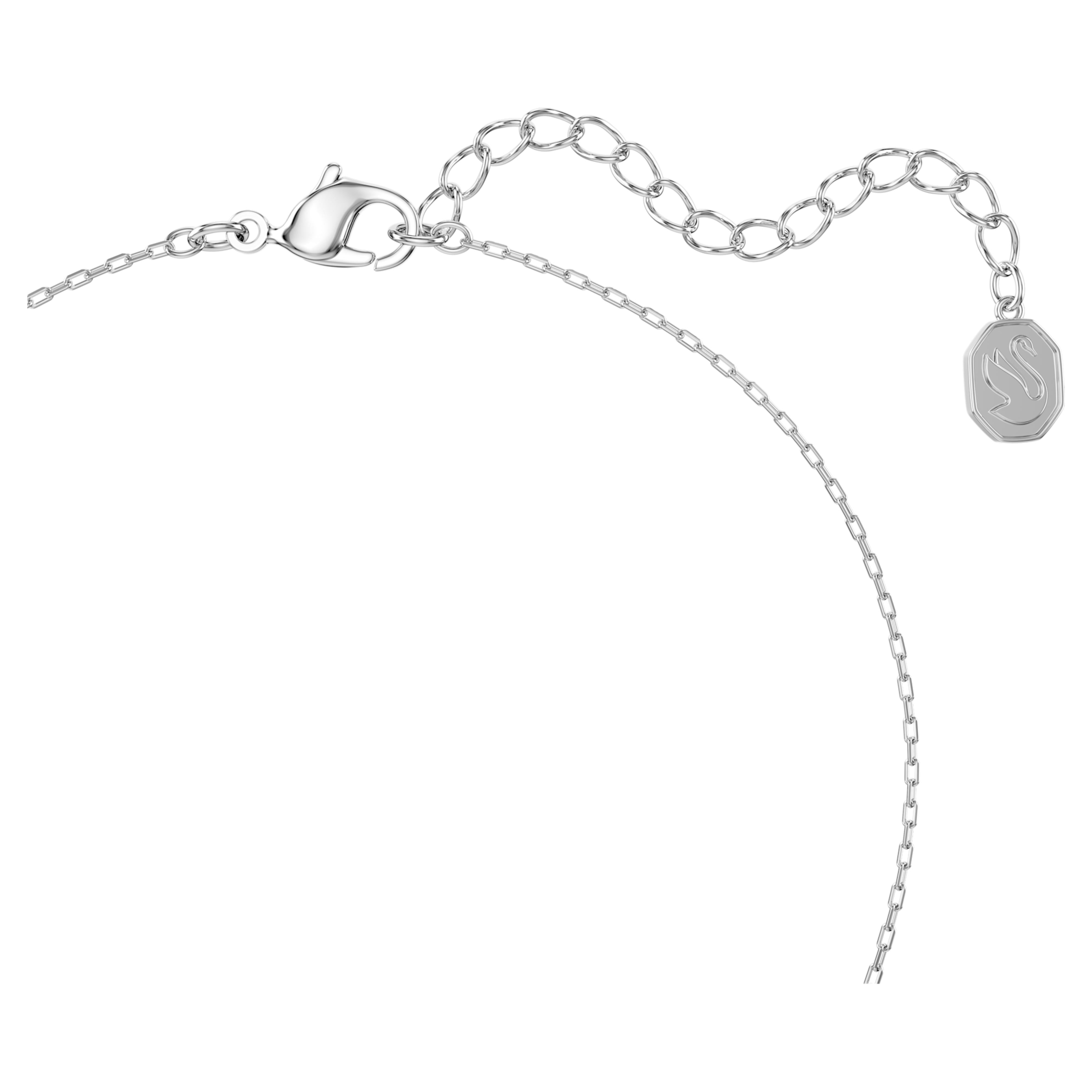 Colgante mágico copo de nieve azul rodiado – Swarovski