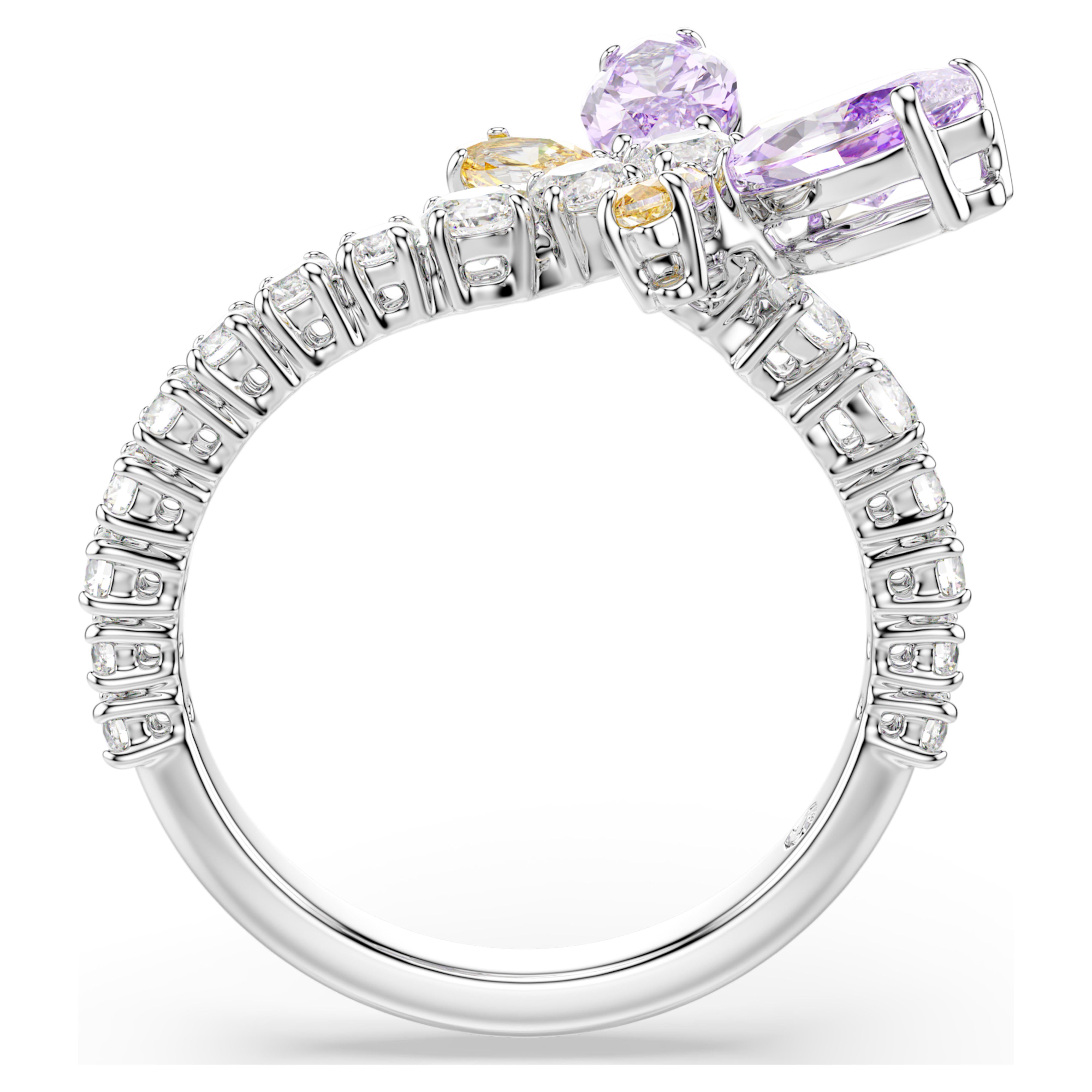 Bague Swarovski - Ariana Grande x Swarovski - Tailles variées - Multicolore & Argenté