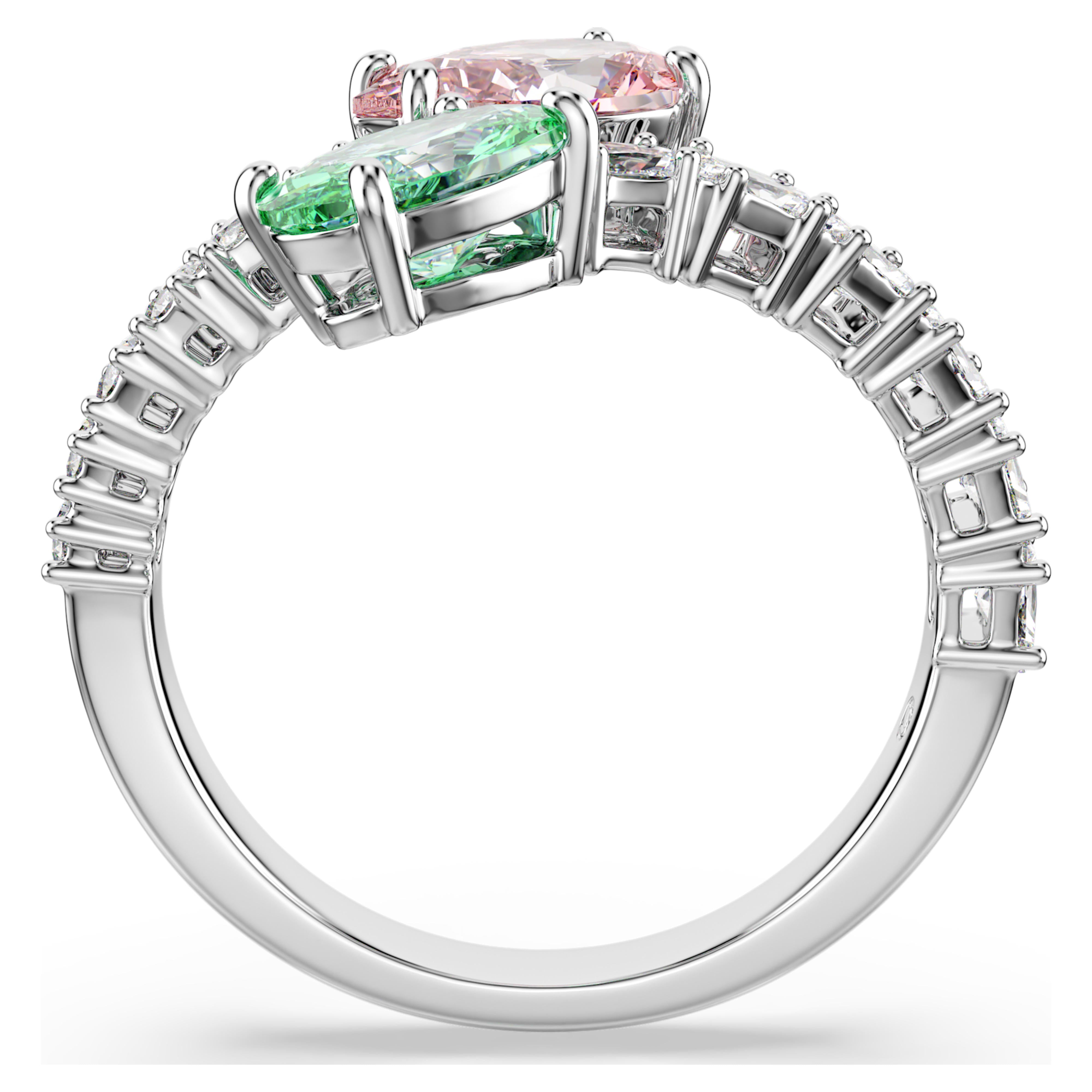 Bague Swarovski - Ariana Grande - Tailles variées - Multicolore & Argenté