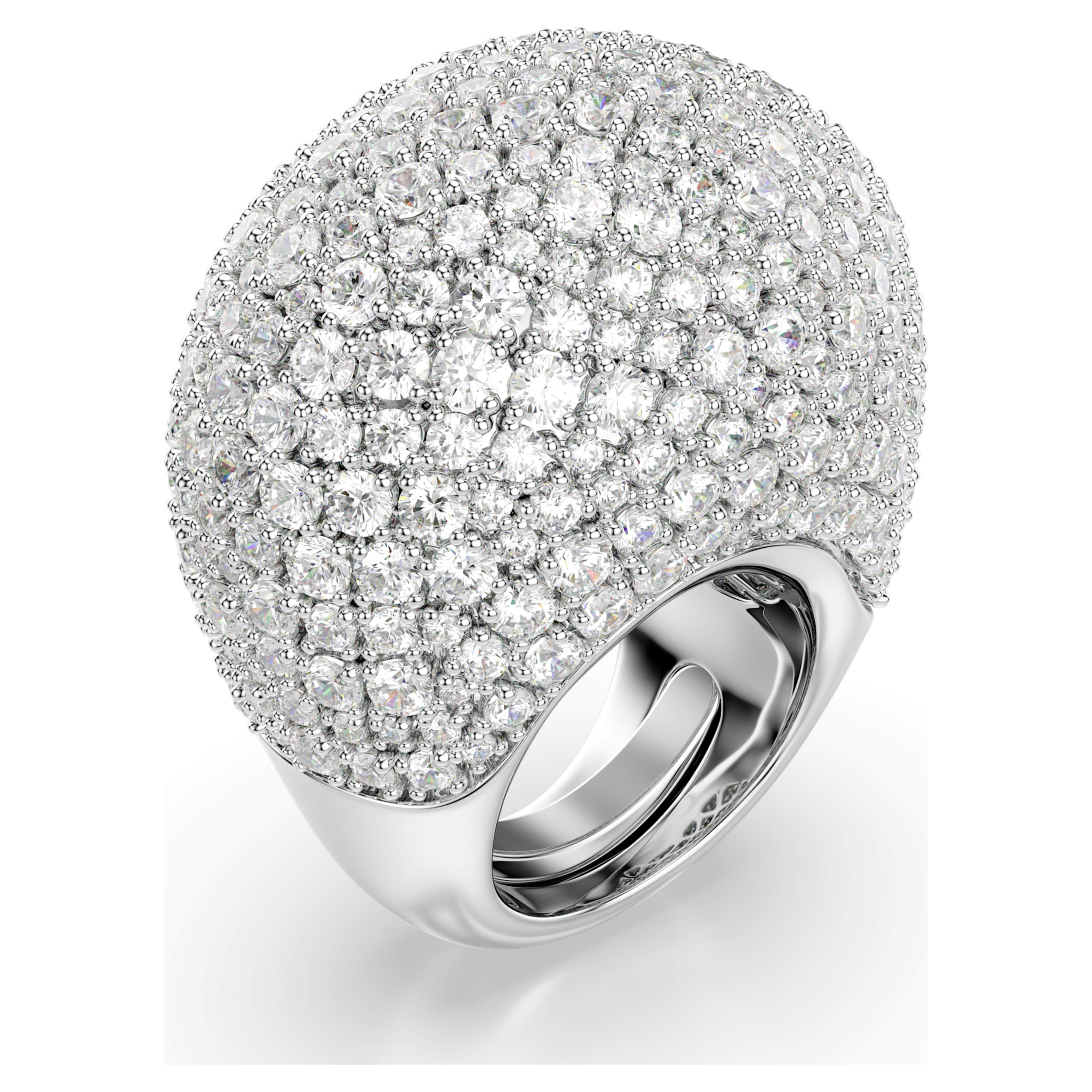 Swarovski Ring - Sublima - Groot - Wit & Zilver Bekijk 5