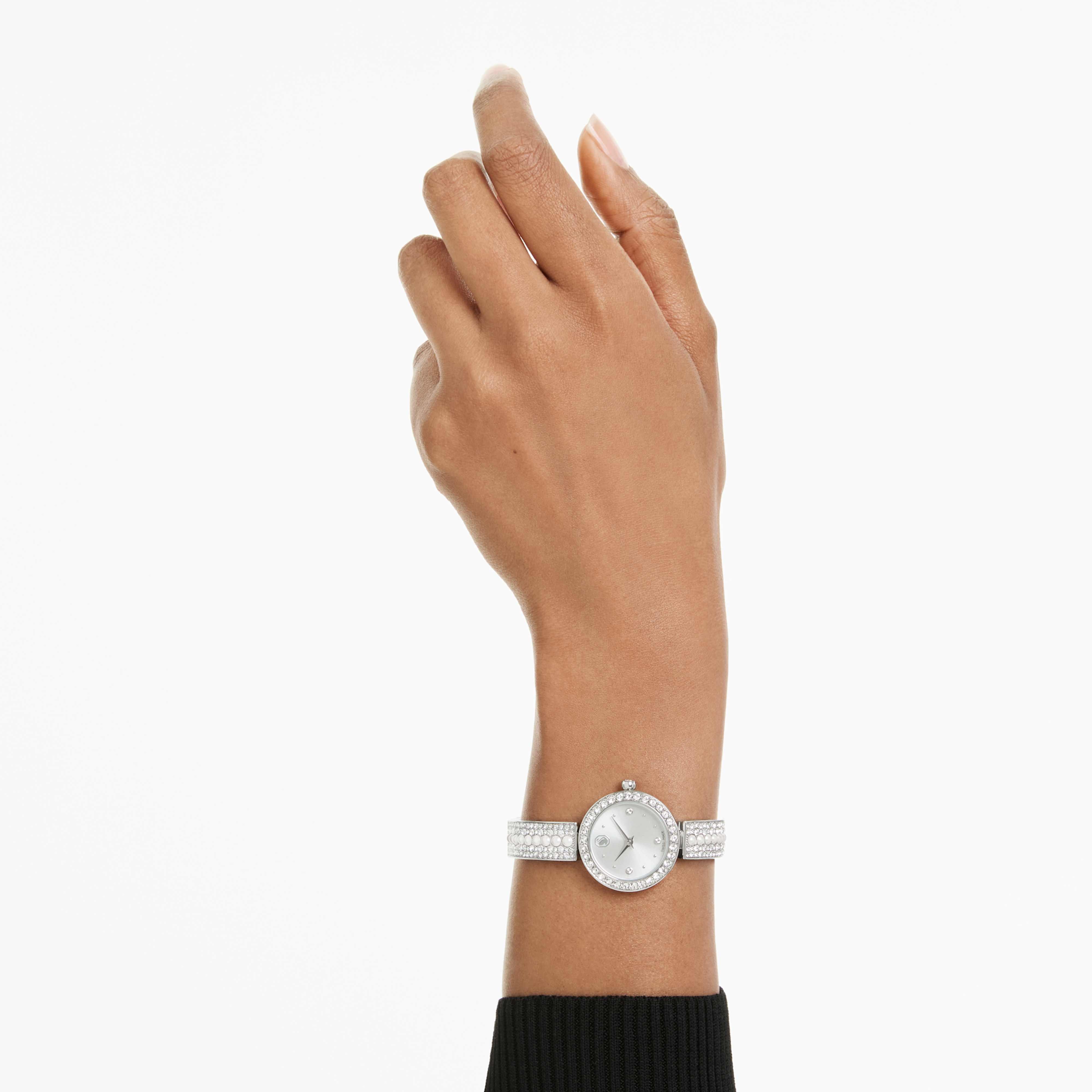 Montre Swarovski – Matrix Pearl Bangle – Blanc