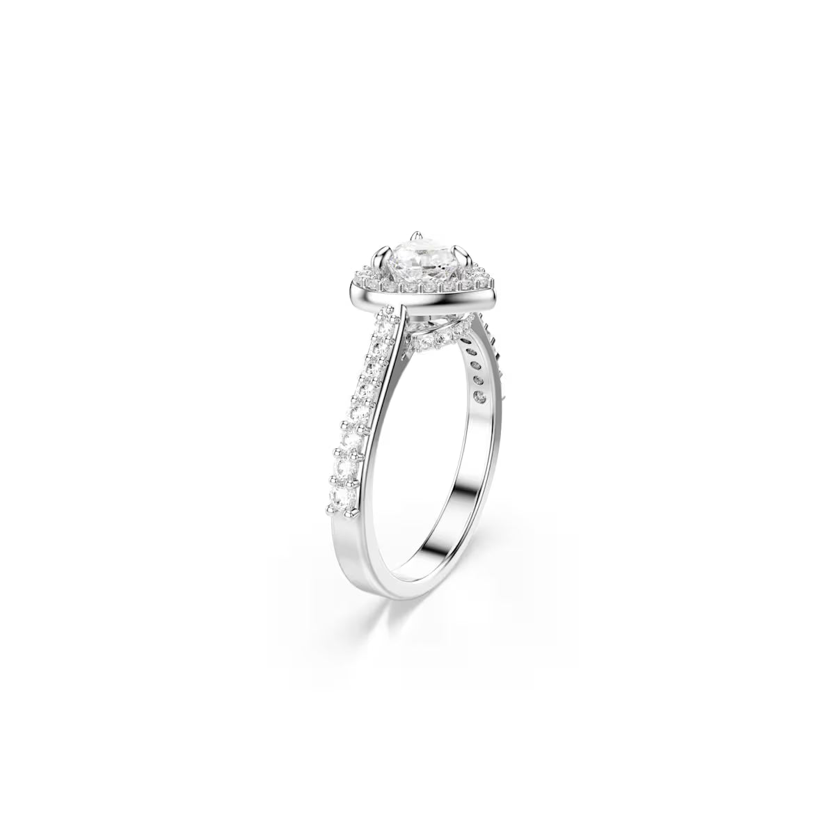 Bague Swarovski – Una Angelic – Cœur blanc