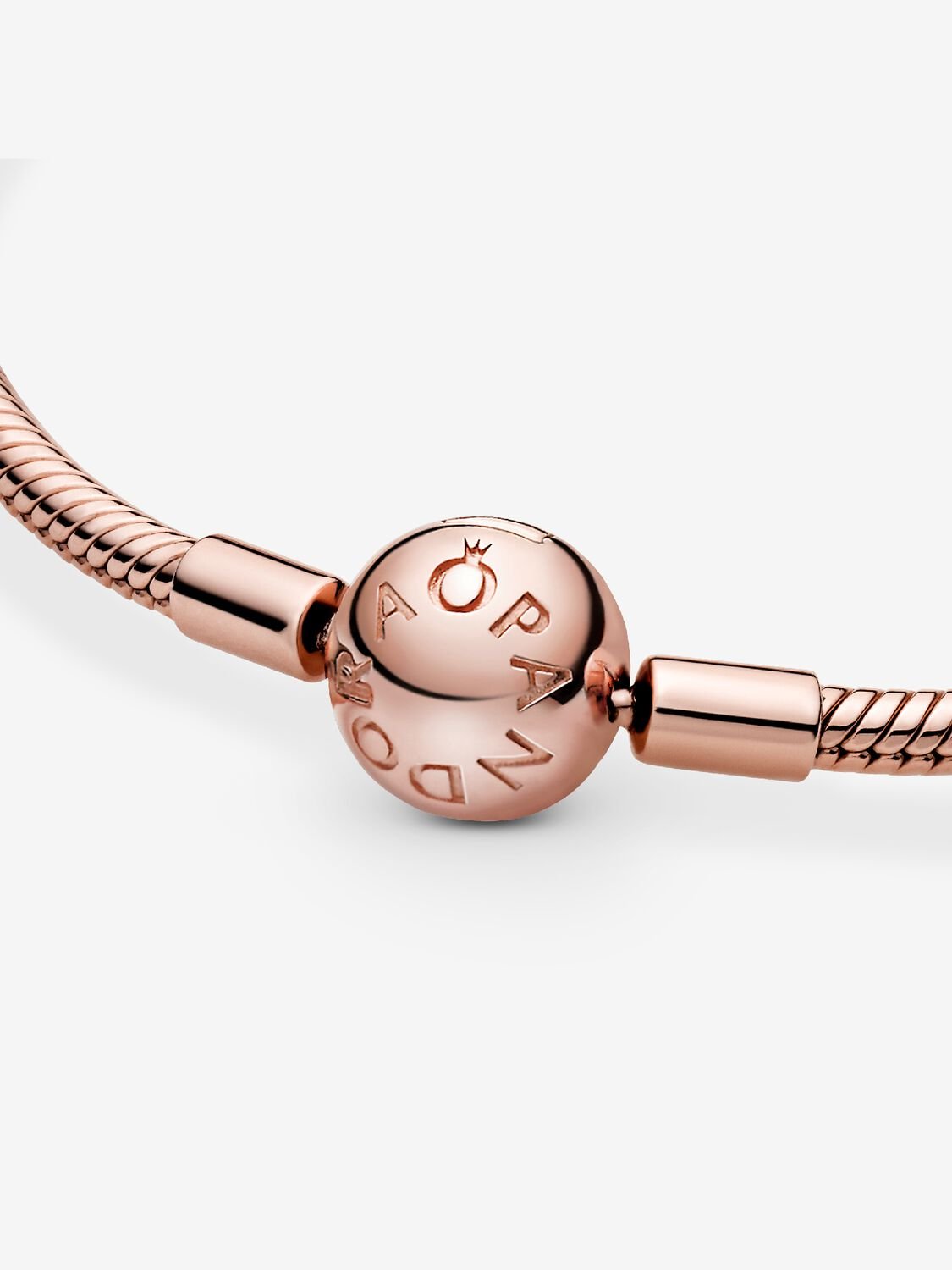 Pulsera Moments De Malla Con Serpiente En Oro Rosa | Pandora