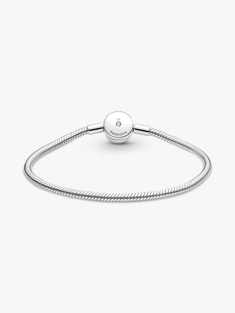 Pulsera Pandora - Cierre Redondo De Malla De Serpiente