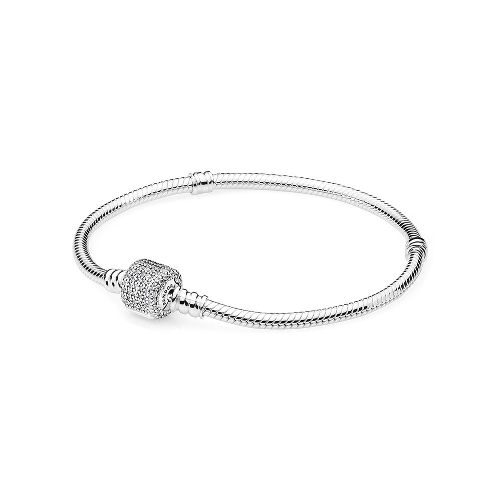 Sparkling Heart Bracelet Silver Pandora – Azuline