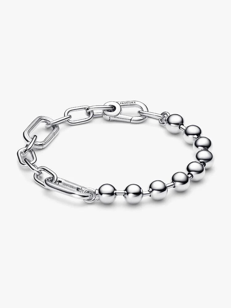 Pandora-armband - schakel en metalen kraal