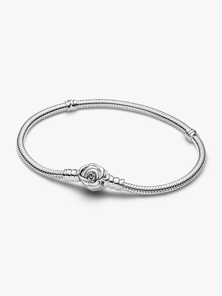 Pandora armbånd - Snake Mesh Pink lås