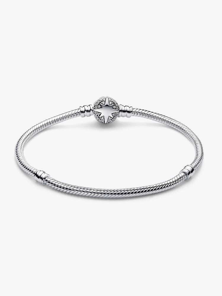 Snake mesh bracelet with polar star clasp | Pandora