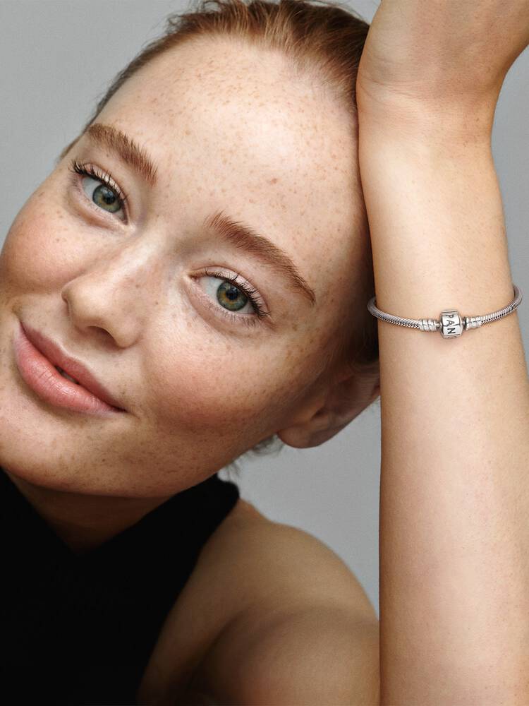 Bracciale Pandora - Chiusura a barilotto in maglia di serpente | 594593C00