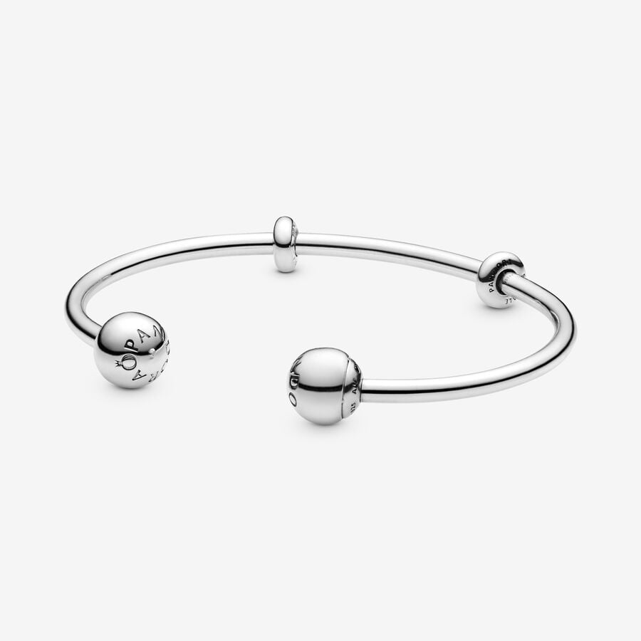 Jonc Ouvert - Classique - Argent - Bracelet Pandora