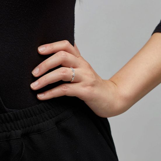 Blaze - Argent - Bague - Pilgrim