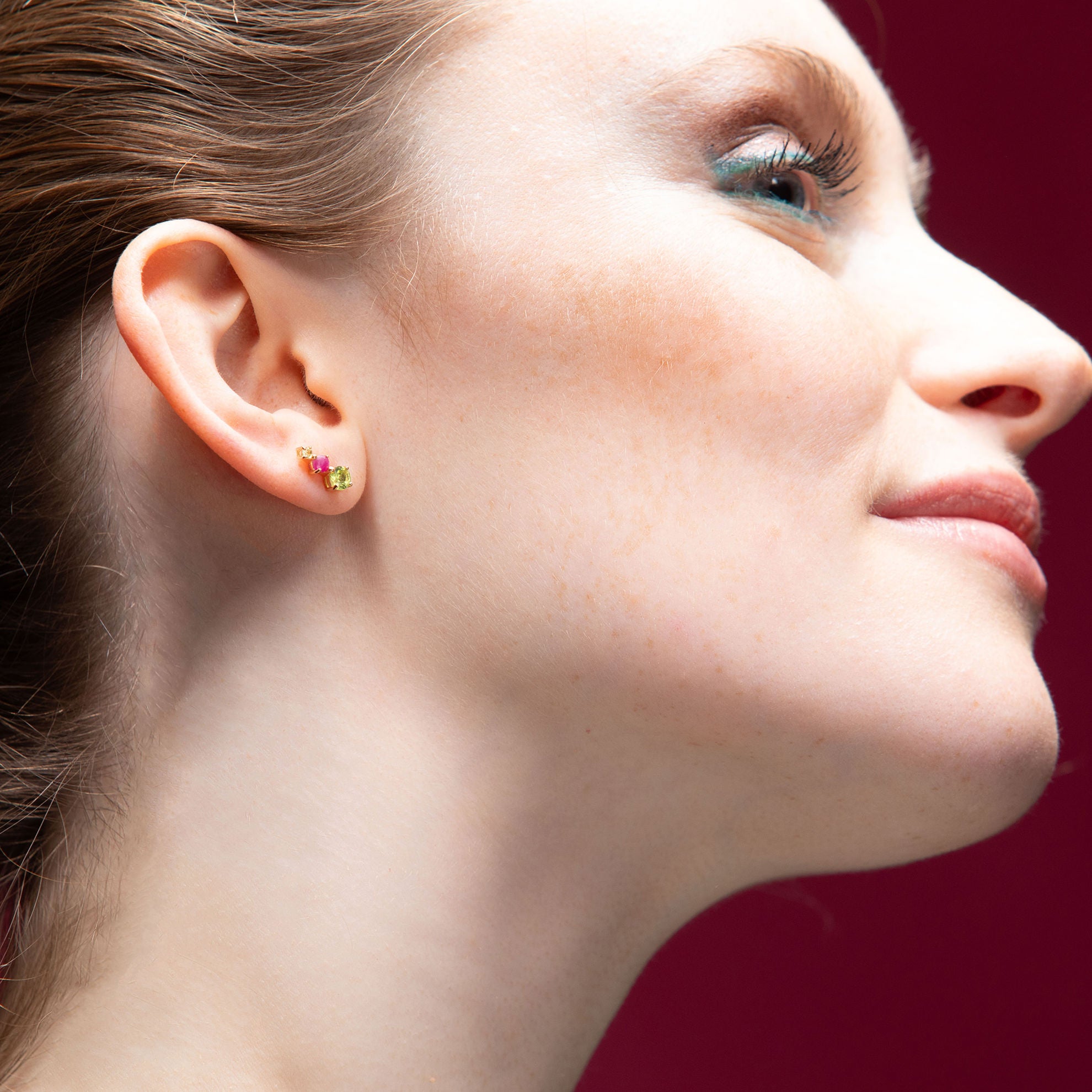 Lizzie - Gold Plated Earrings - Ana et Cha