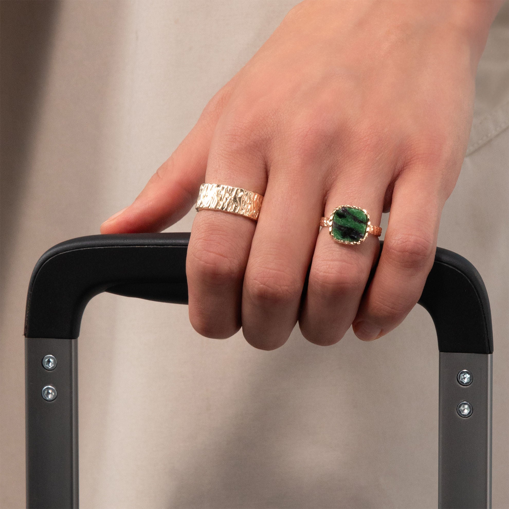 Jill - Gold Plated Ring - Ana et Cha view 2