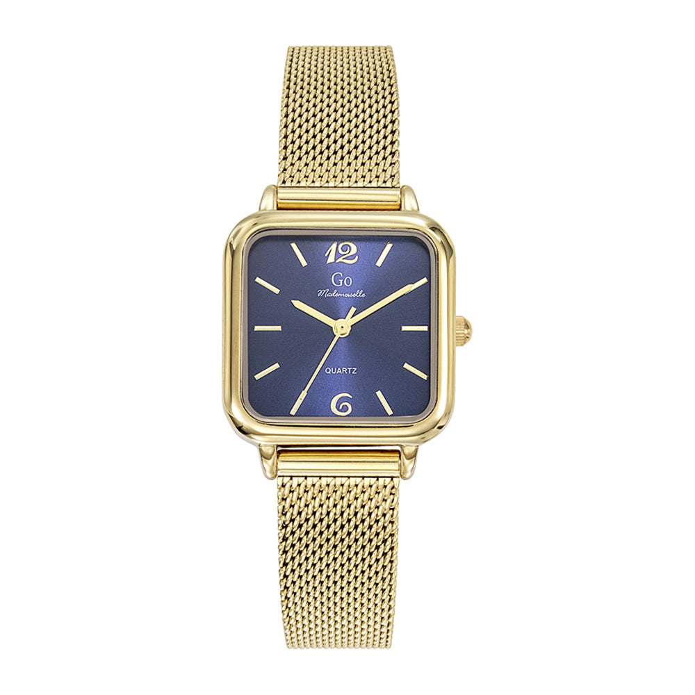 695613 - Watch - Go Mademoiselle Milanaise gold / Blue
